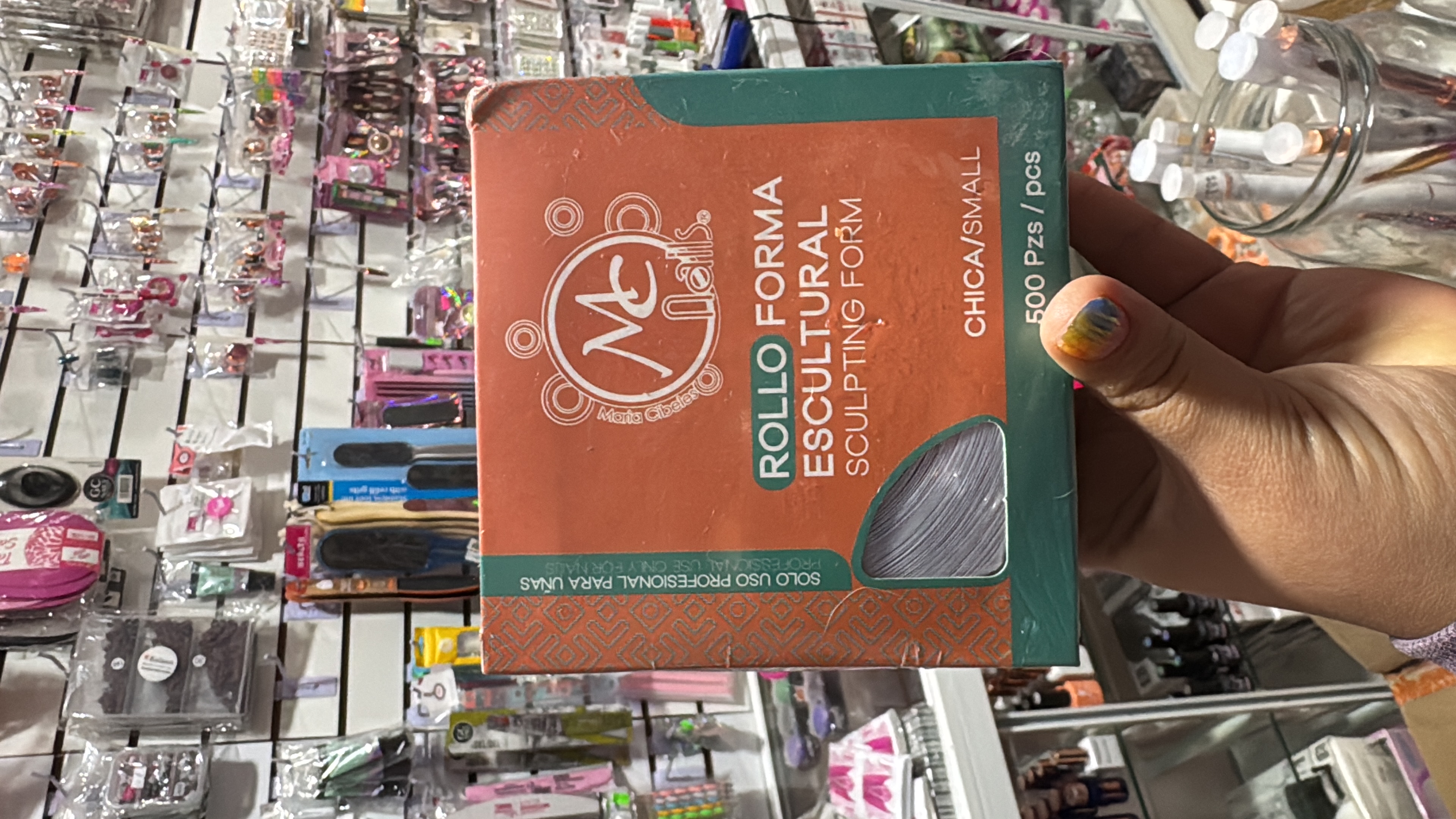 Rollo Forma Escultural Verde Chica 500pzs