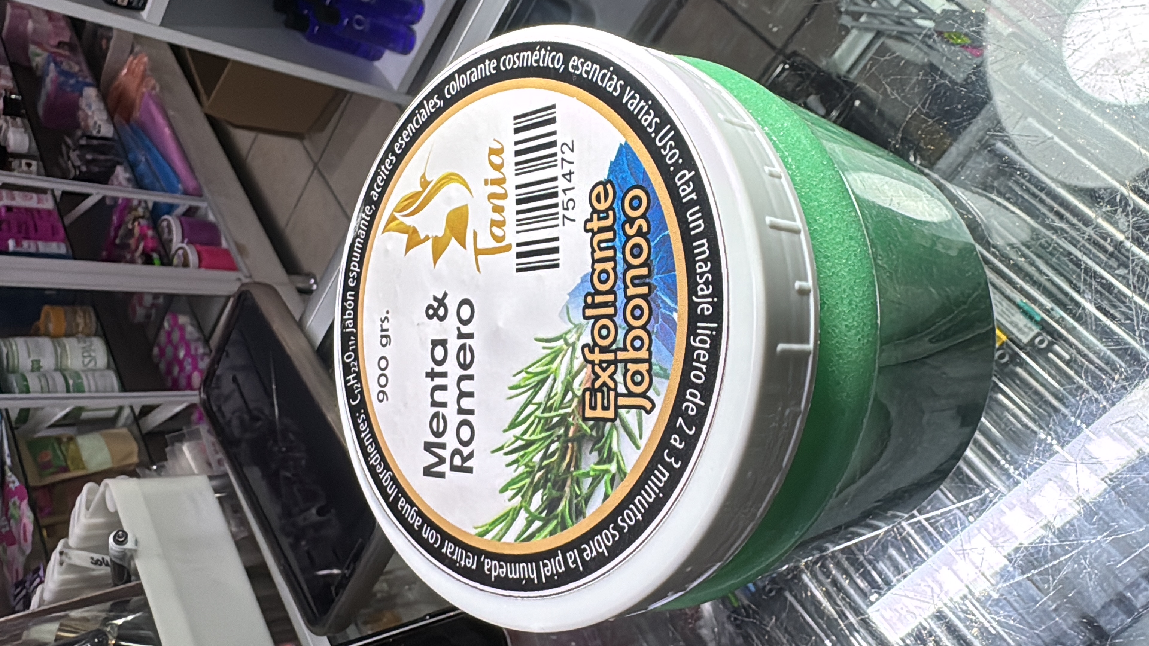 Exfoliante Menta y Romero 900 gr