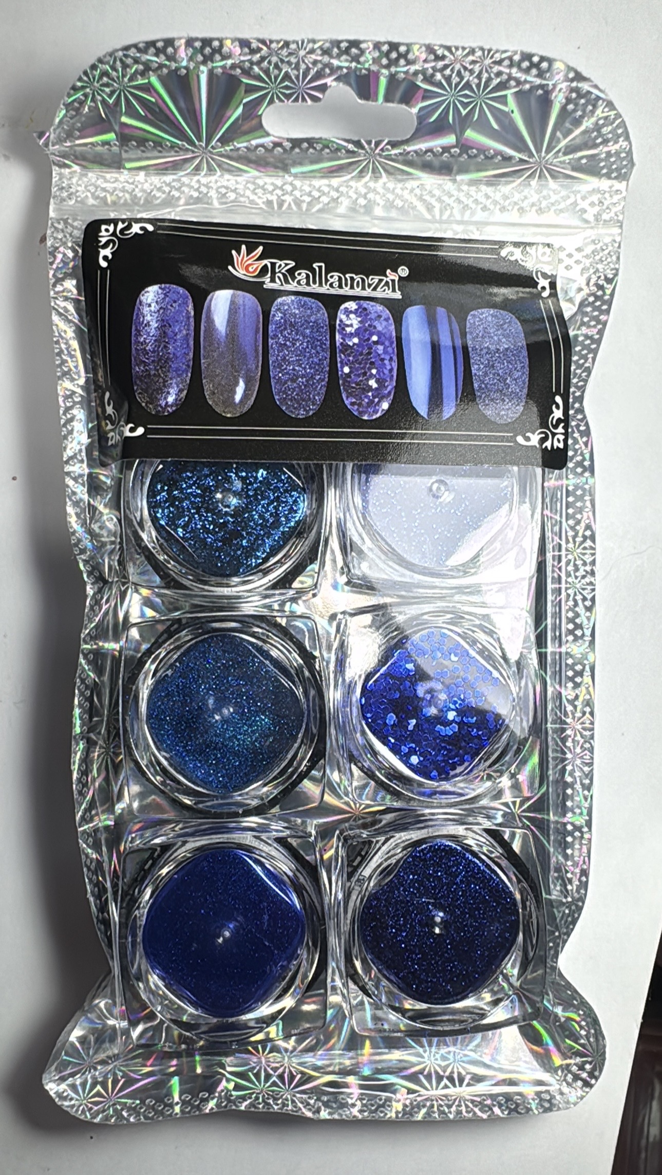 Efectos c/6 pcs AZUL (1325)