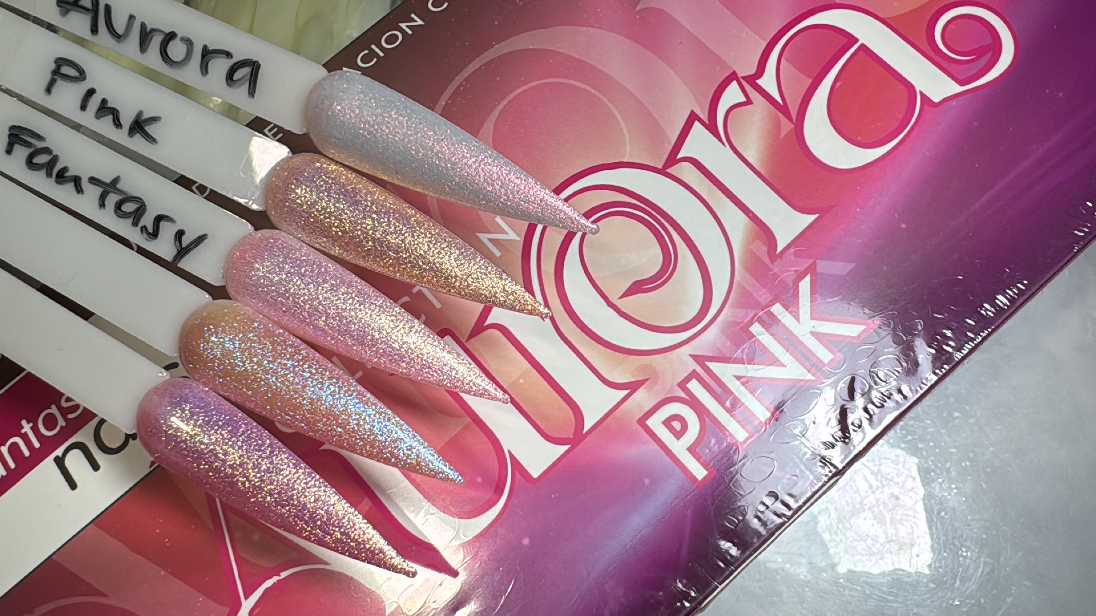 AGOTADO Gama Aurora Pink 5 tonos