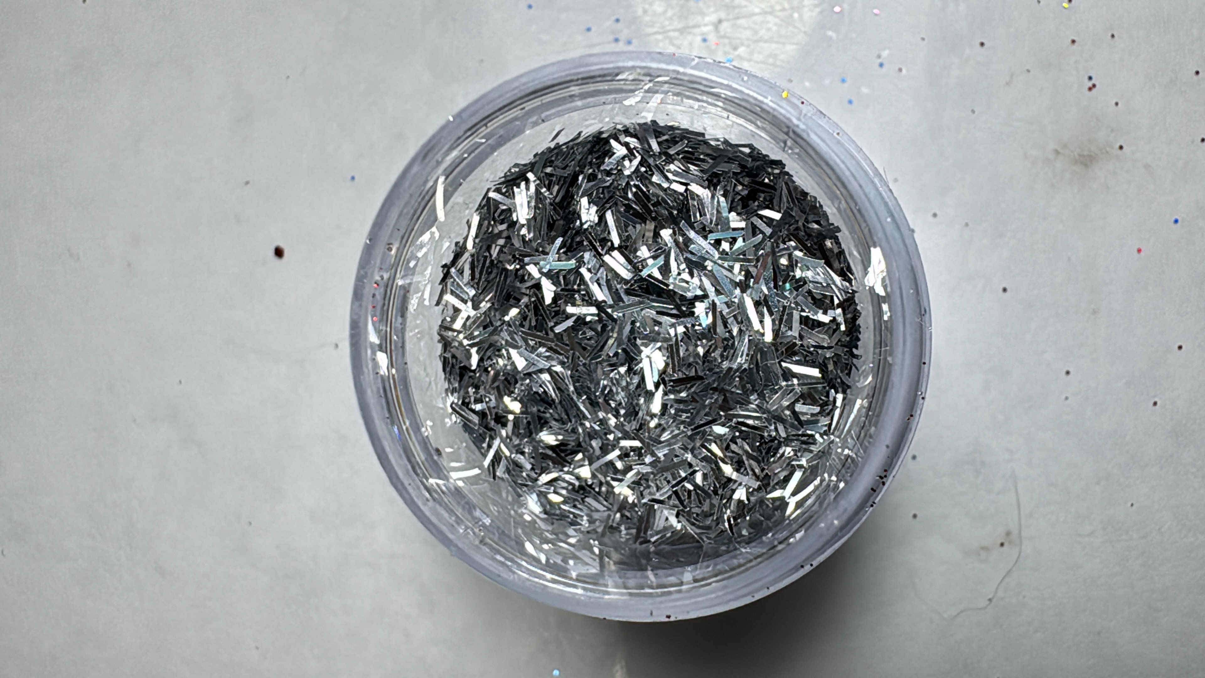 Glitter Plata Líneas