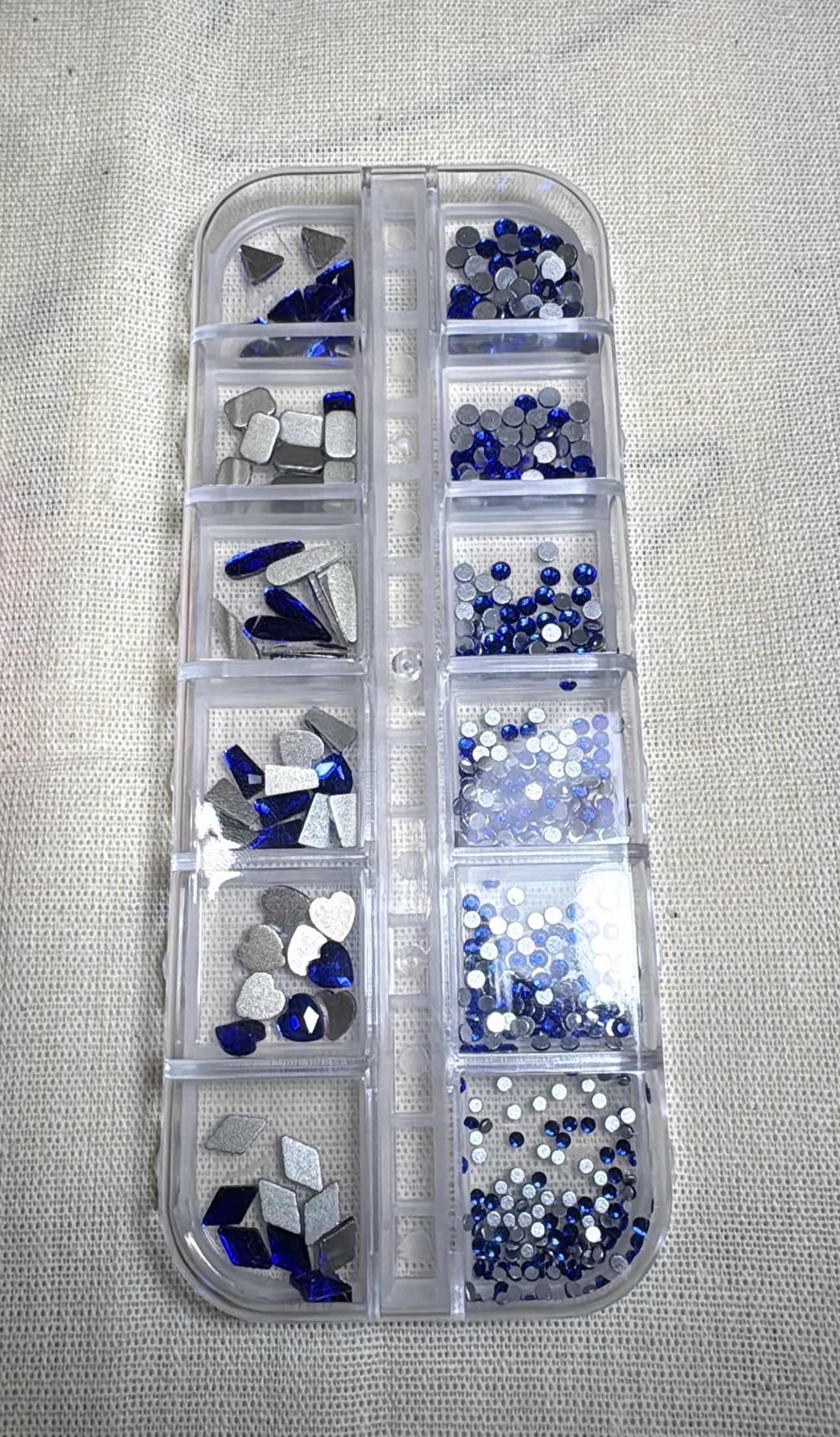 Cartera de Cristal Azules