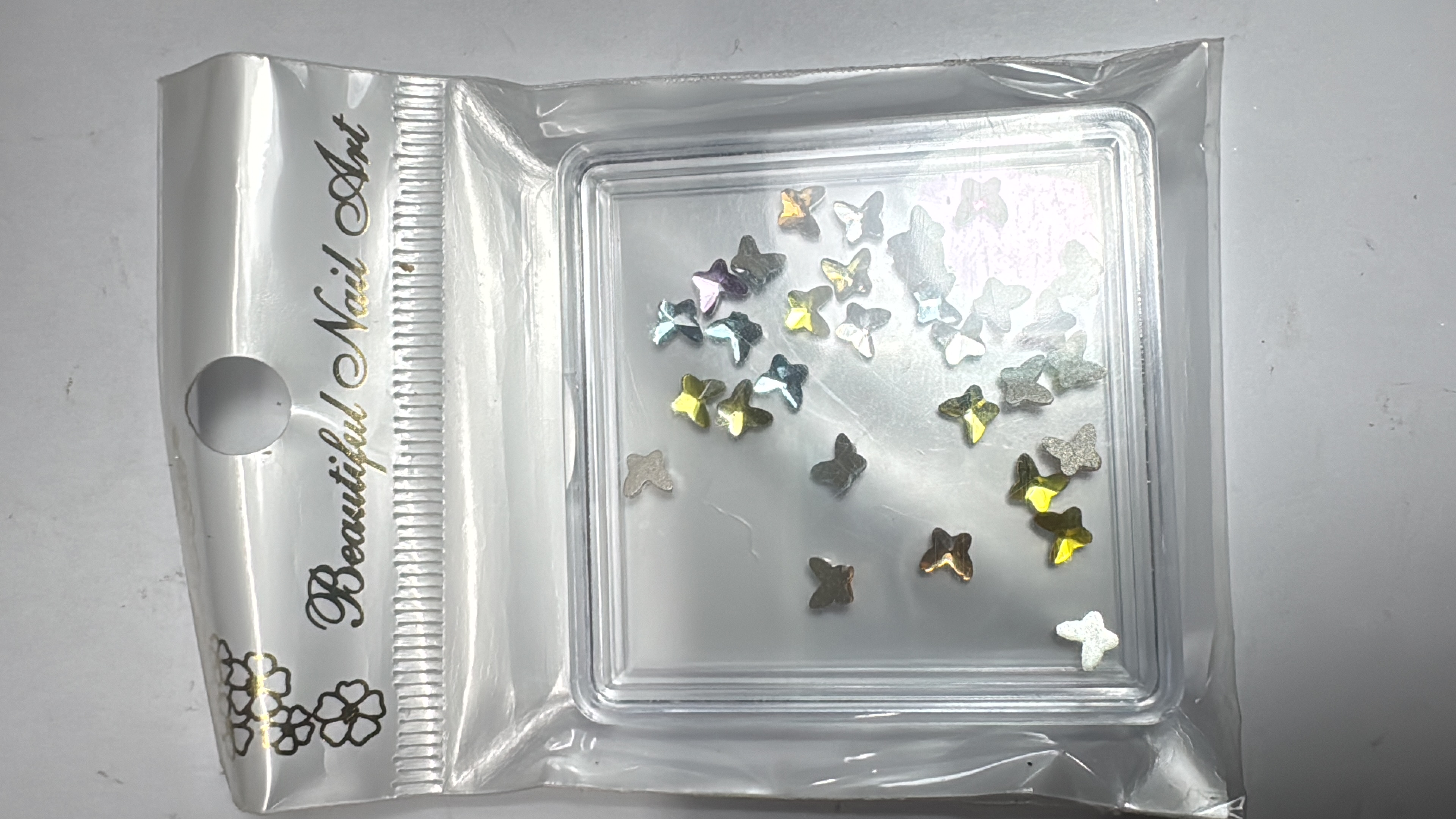 Cristal de Mariposa colores mix (1443)