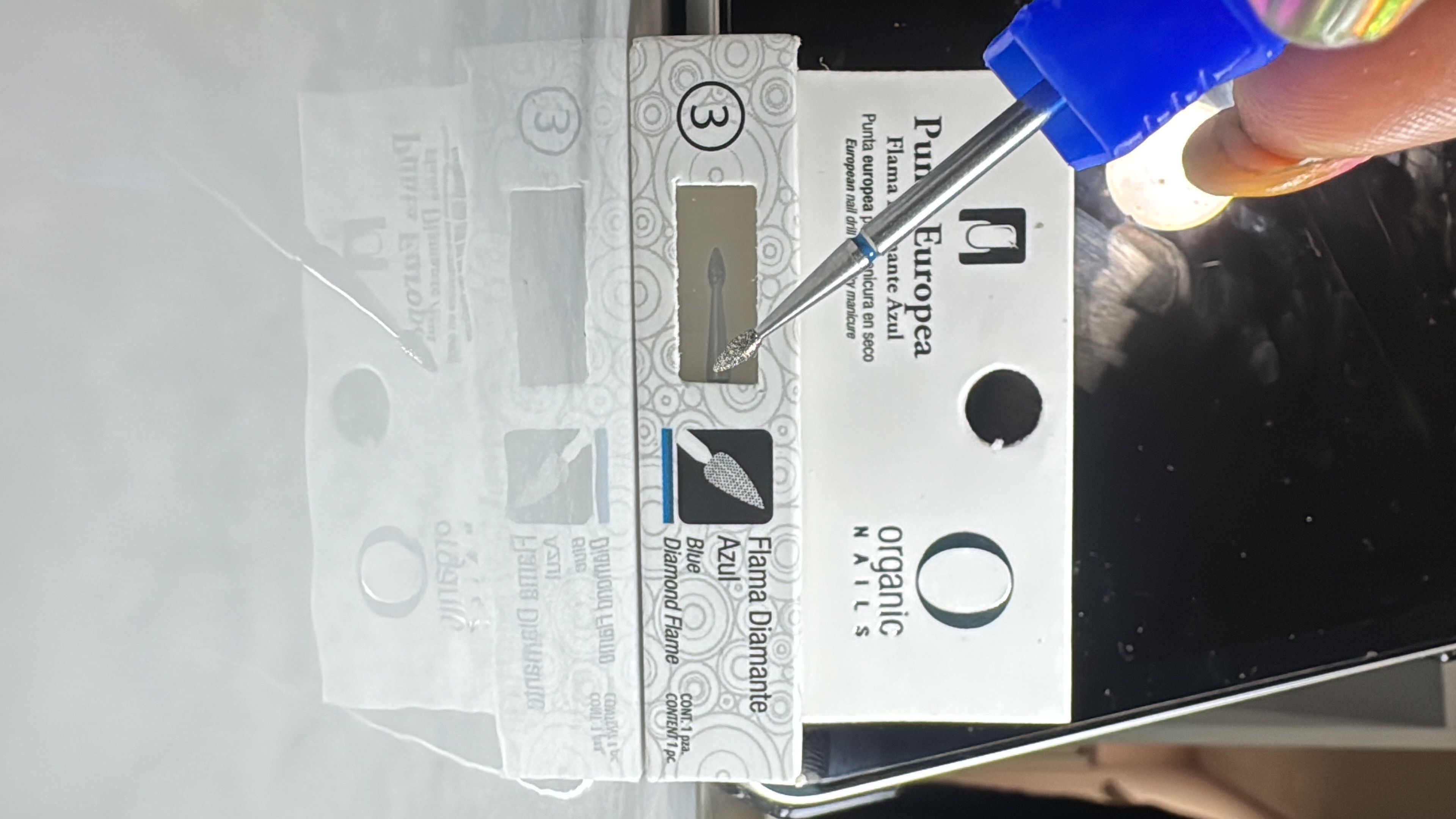 Punta Flama Diamante Azul