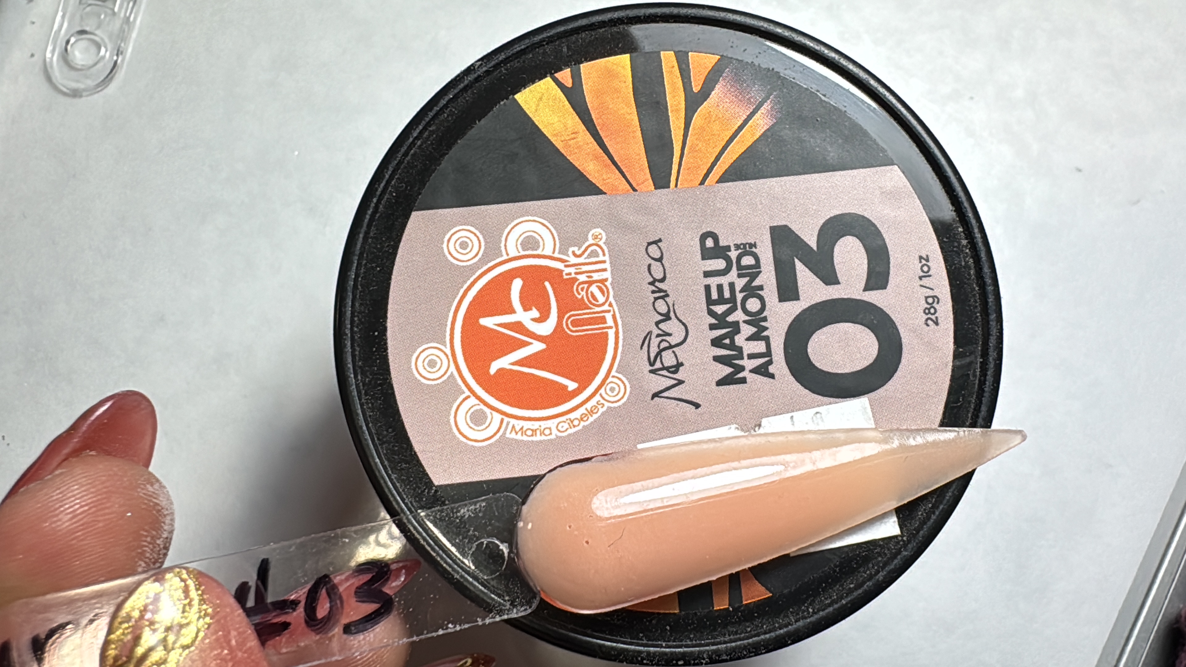 Acrílico Almond Nude #03 Monarca