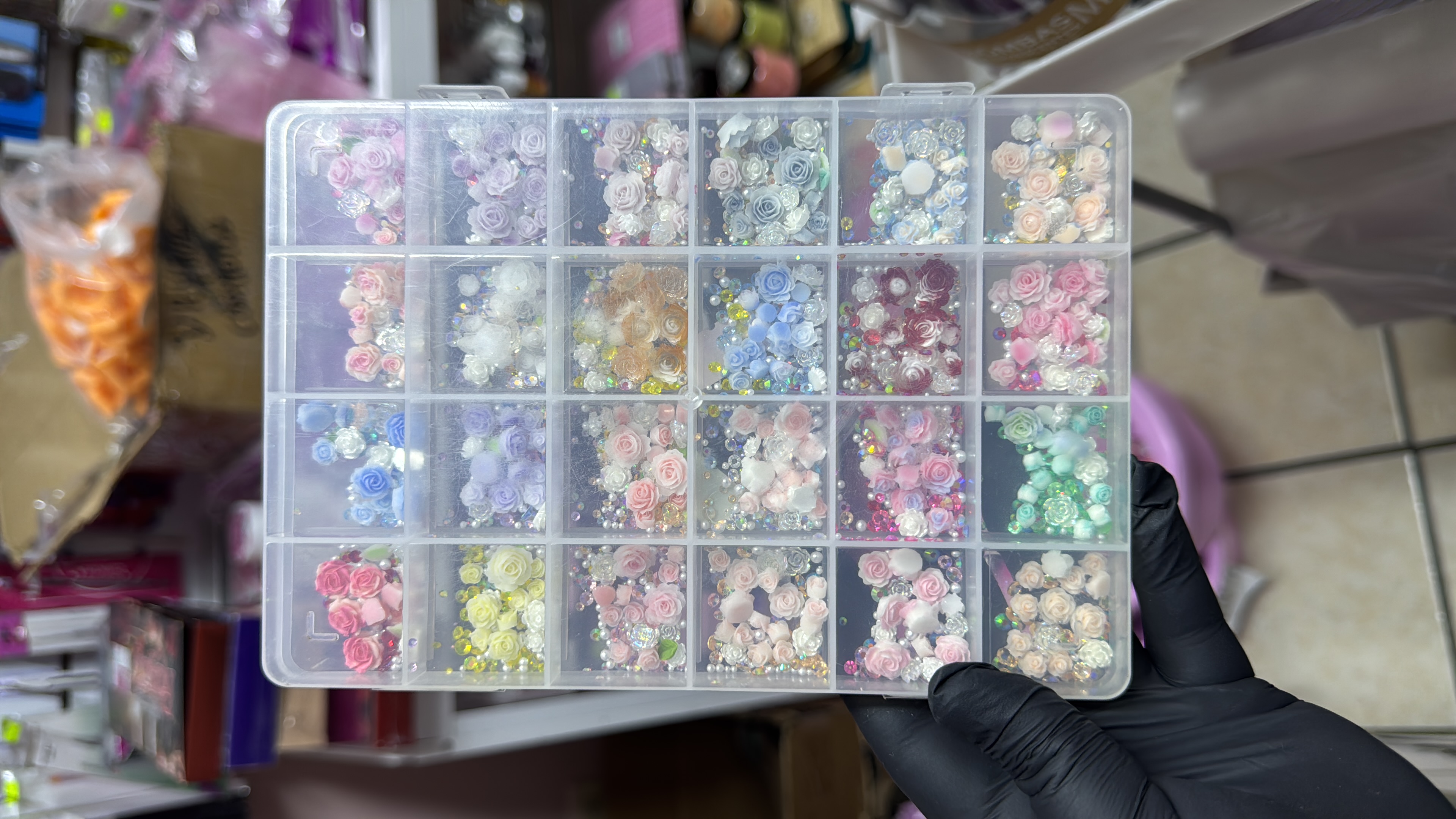 Cartera de Flores 3D (12340)