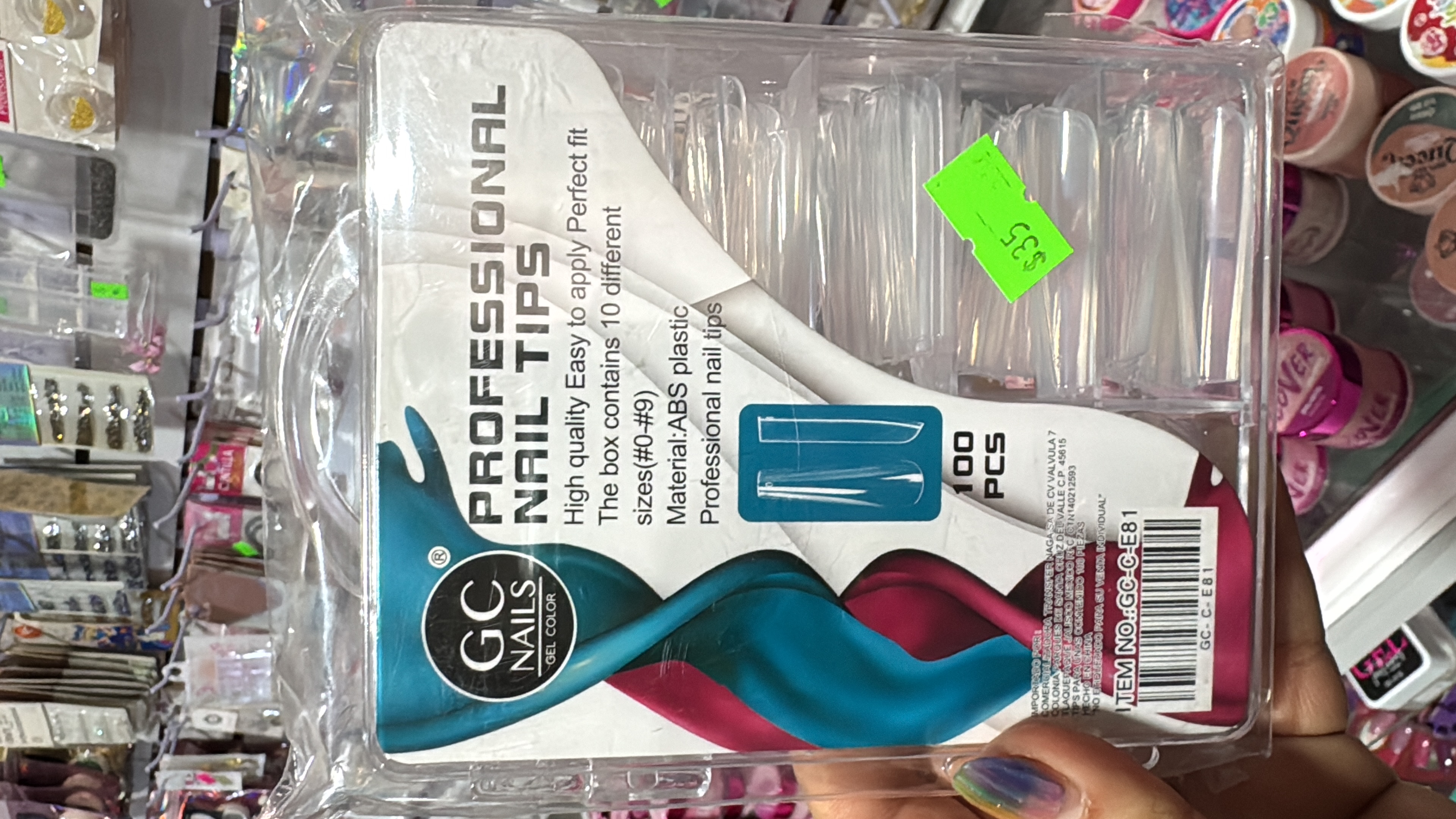 AGOTADO Tip Soft Gel E81 100pzs