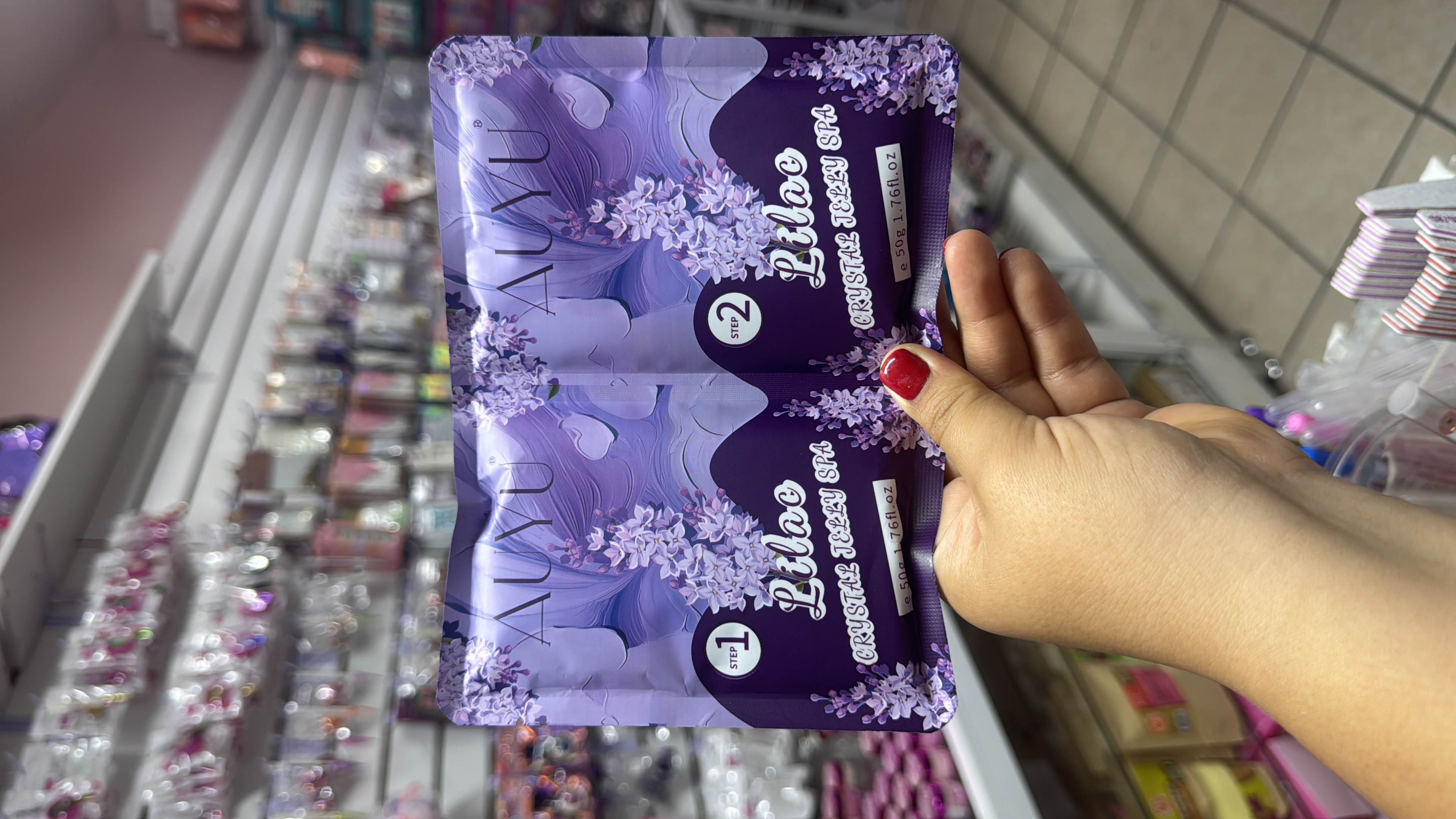 Jelly Spa paso 1 y 2 Lilac