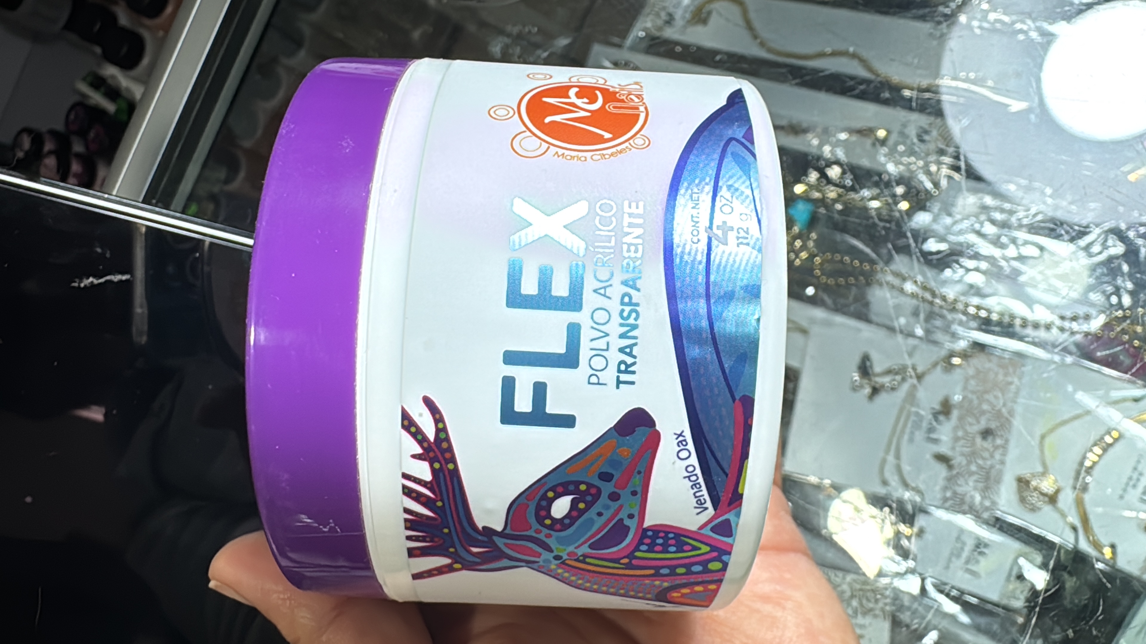 Acrílico Transparente Flex 4oz