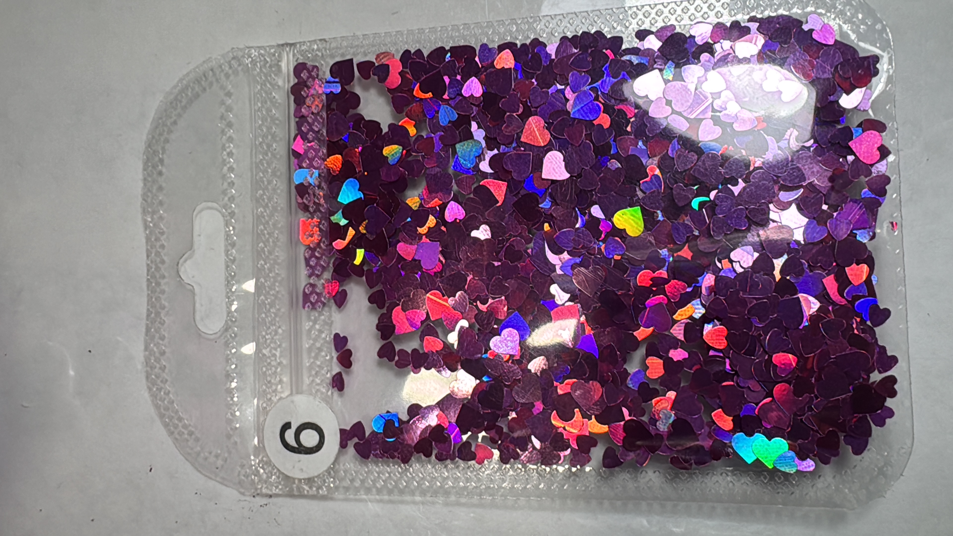 Acetato Corazones AB Magenta