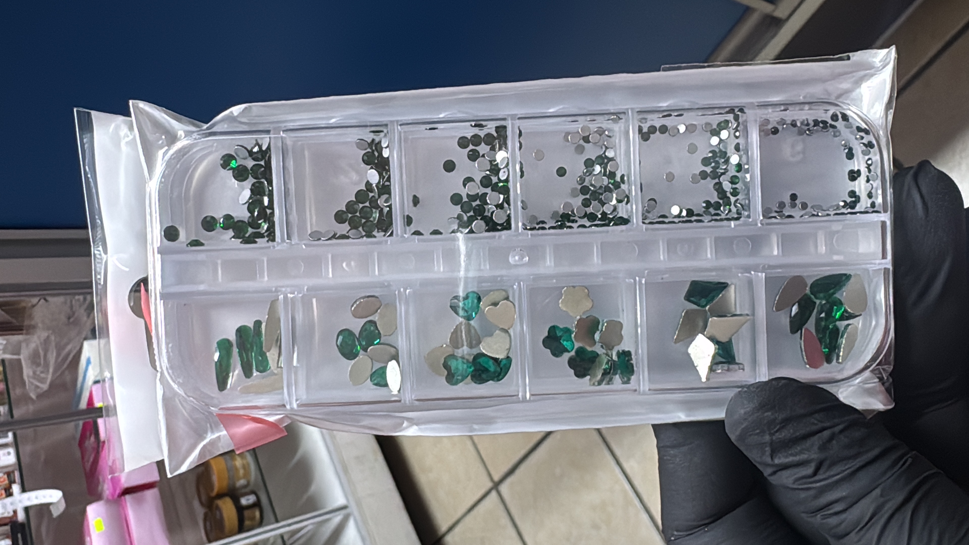 Cristales Verdes y Formas (415)