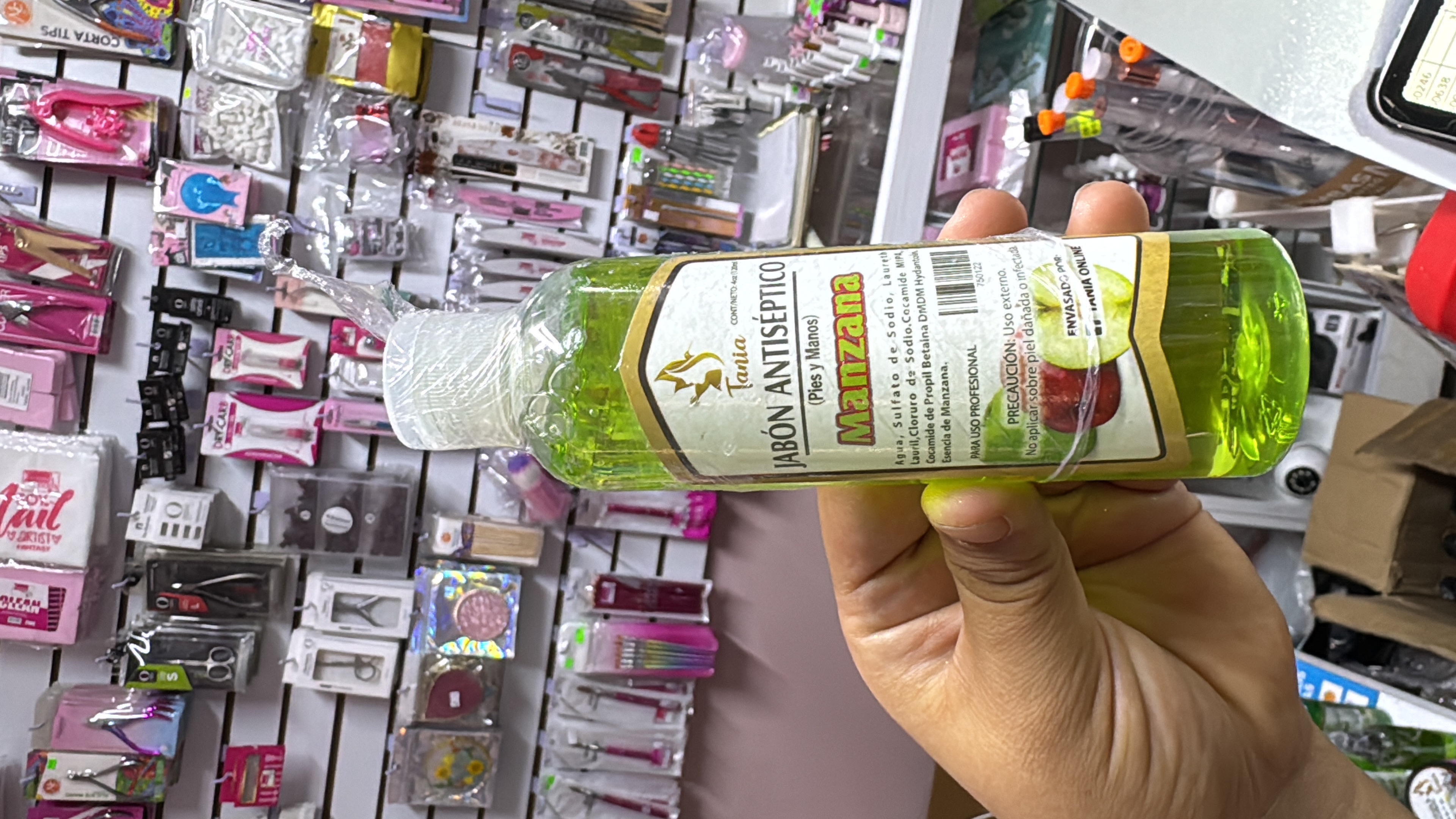Jabón Antiséptico Manzana 4oz