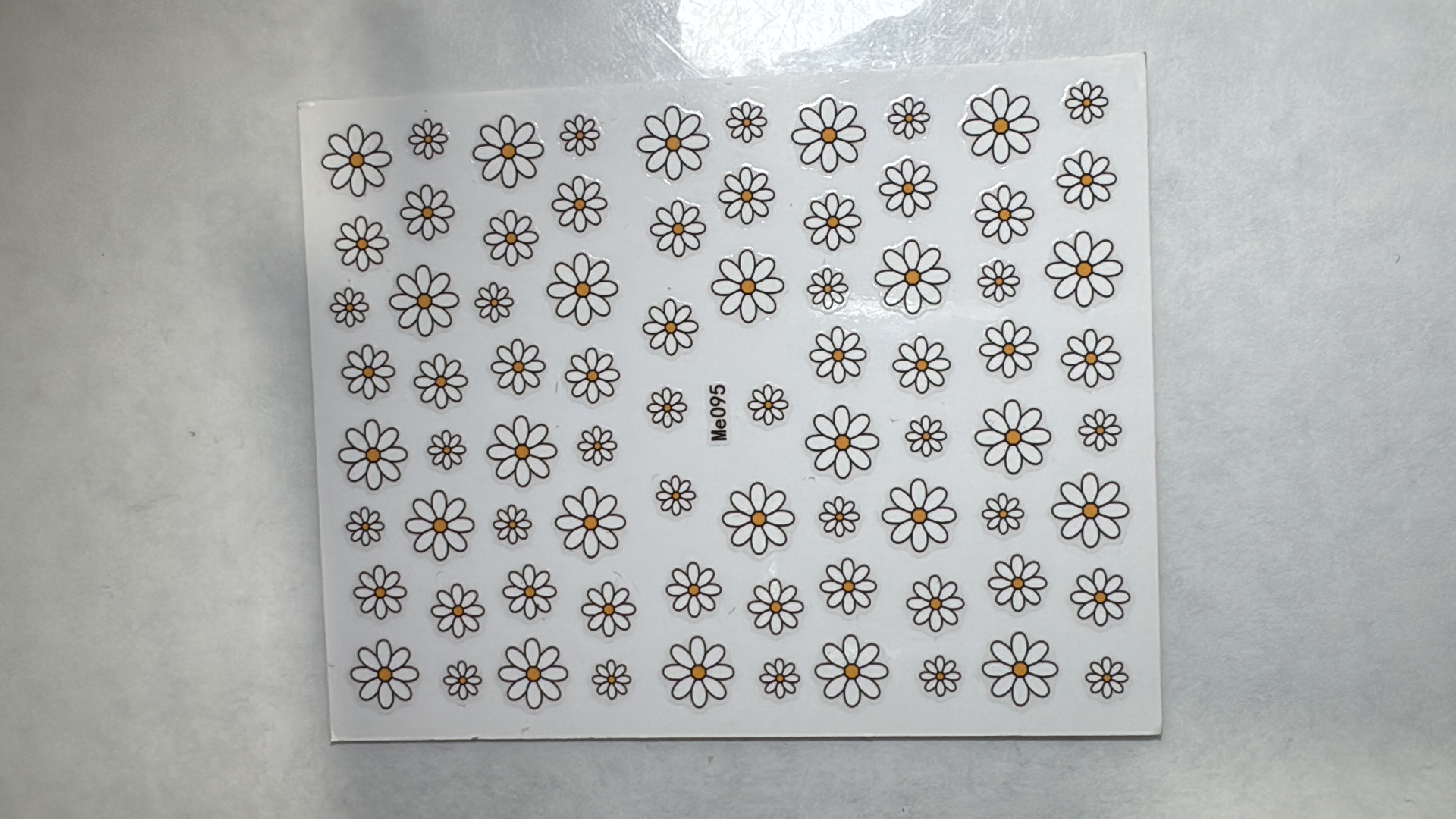Sticker Flor Blanca Me095
