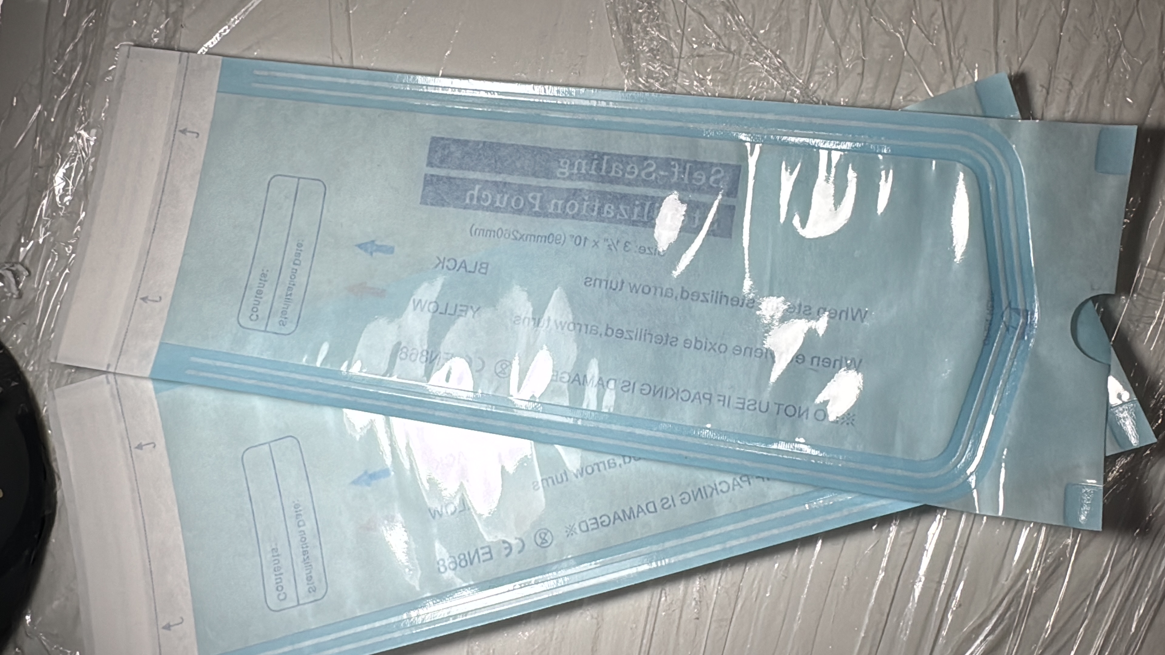 Bolsa de esterilización por pieza 9x26cm