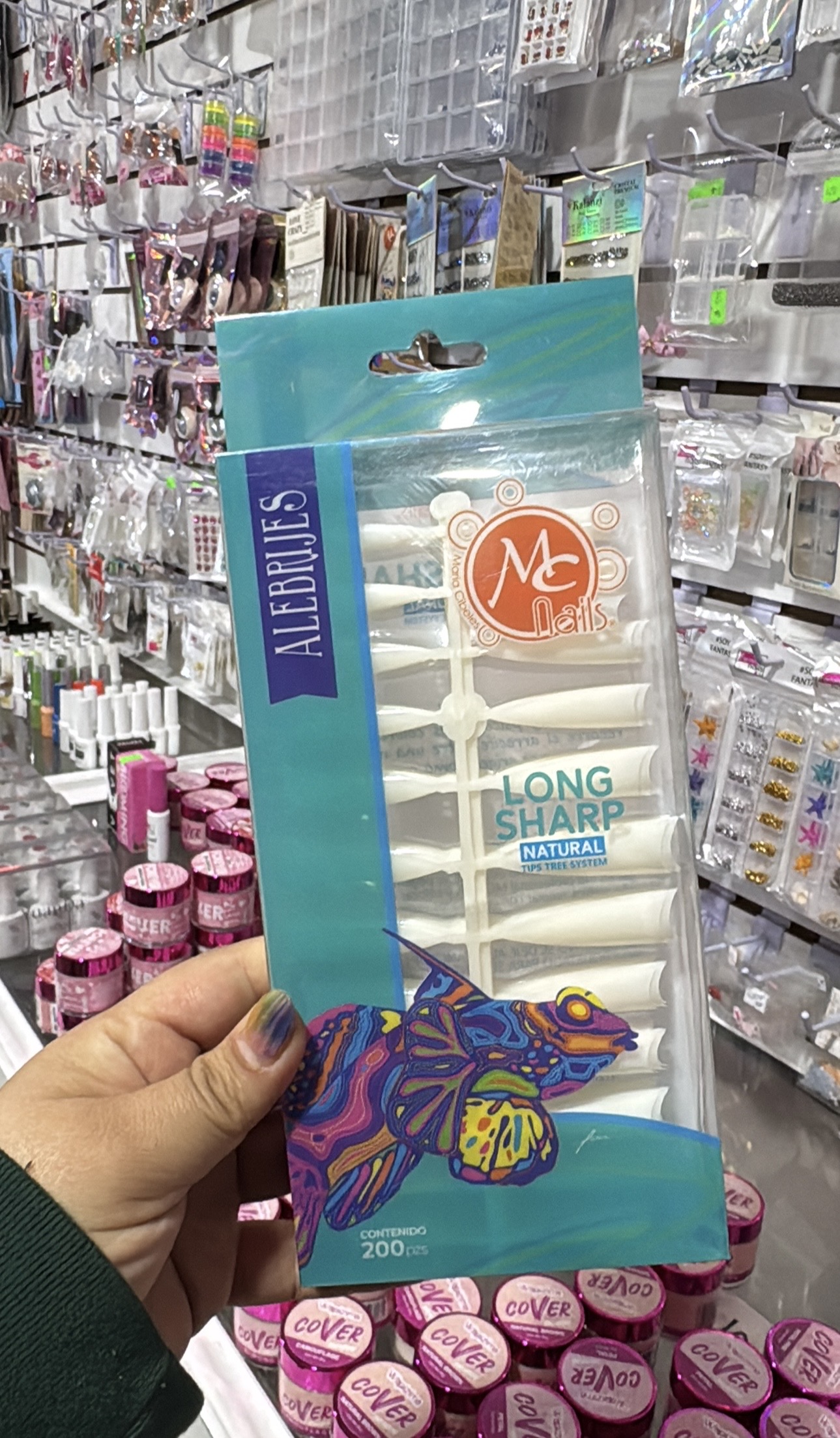 Tip Long Sharp Natural 200pz