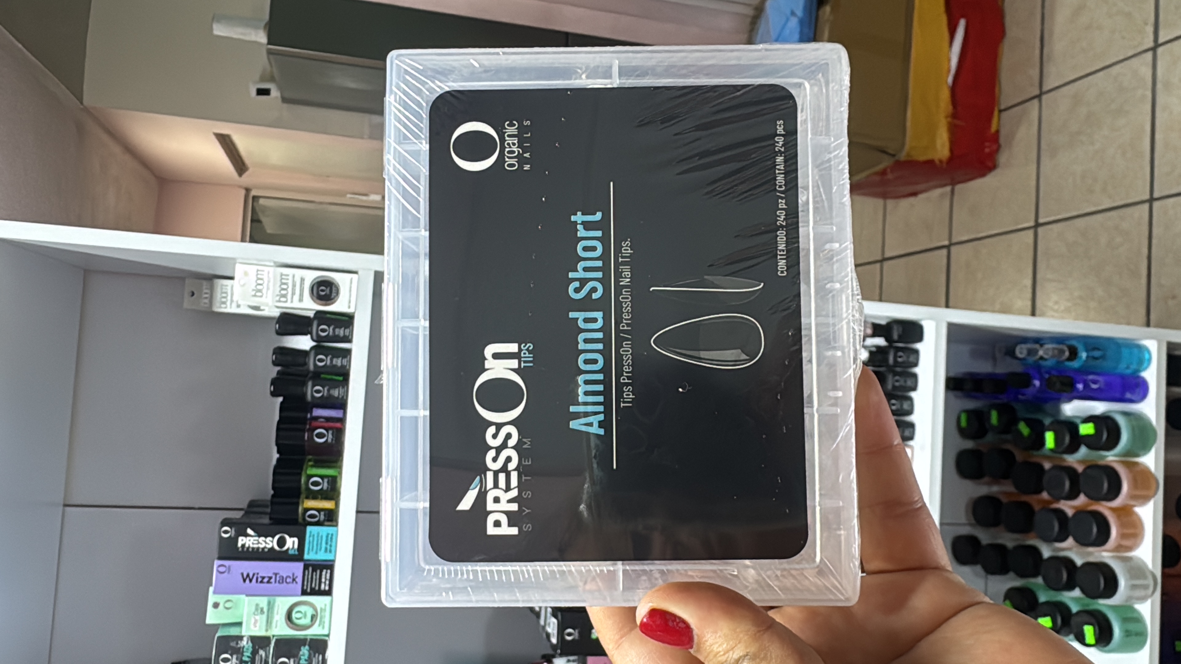 Tips Press On Almond Short 240 pcs