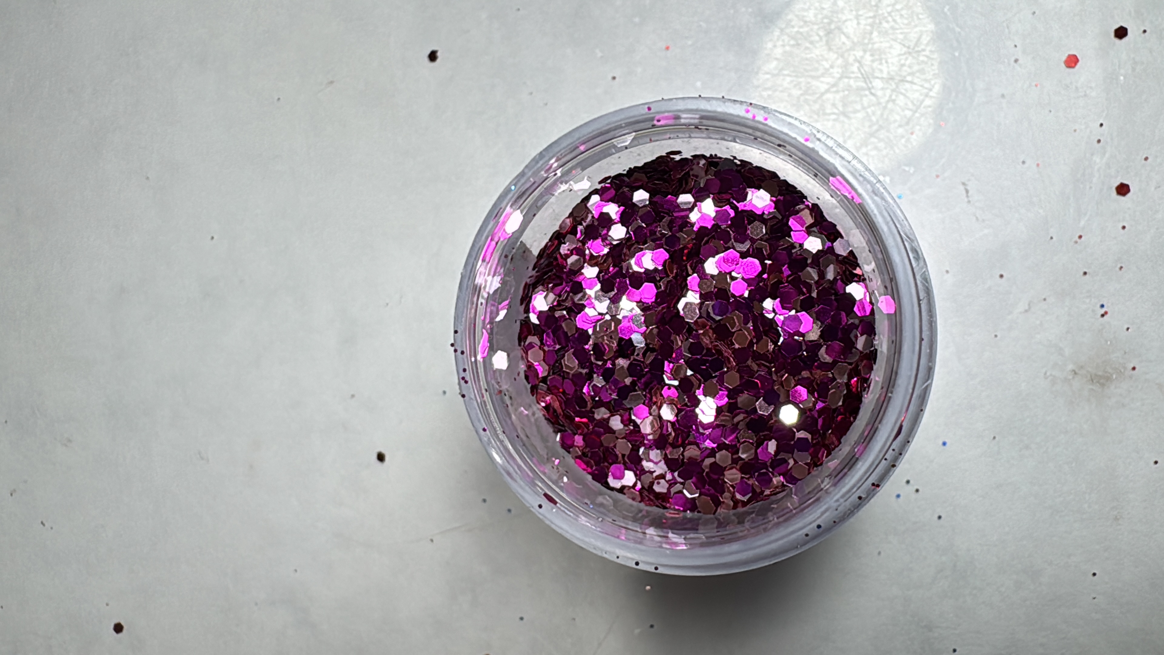 Glitter rosa y magenta