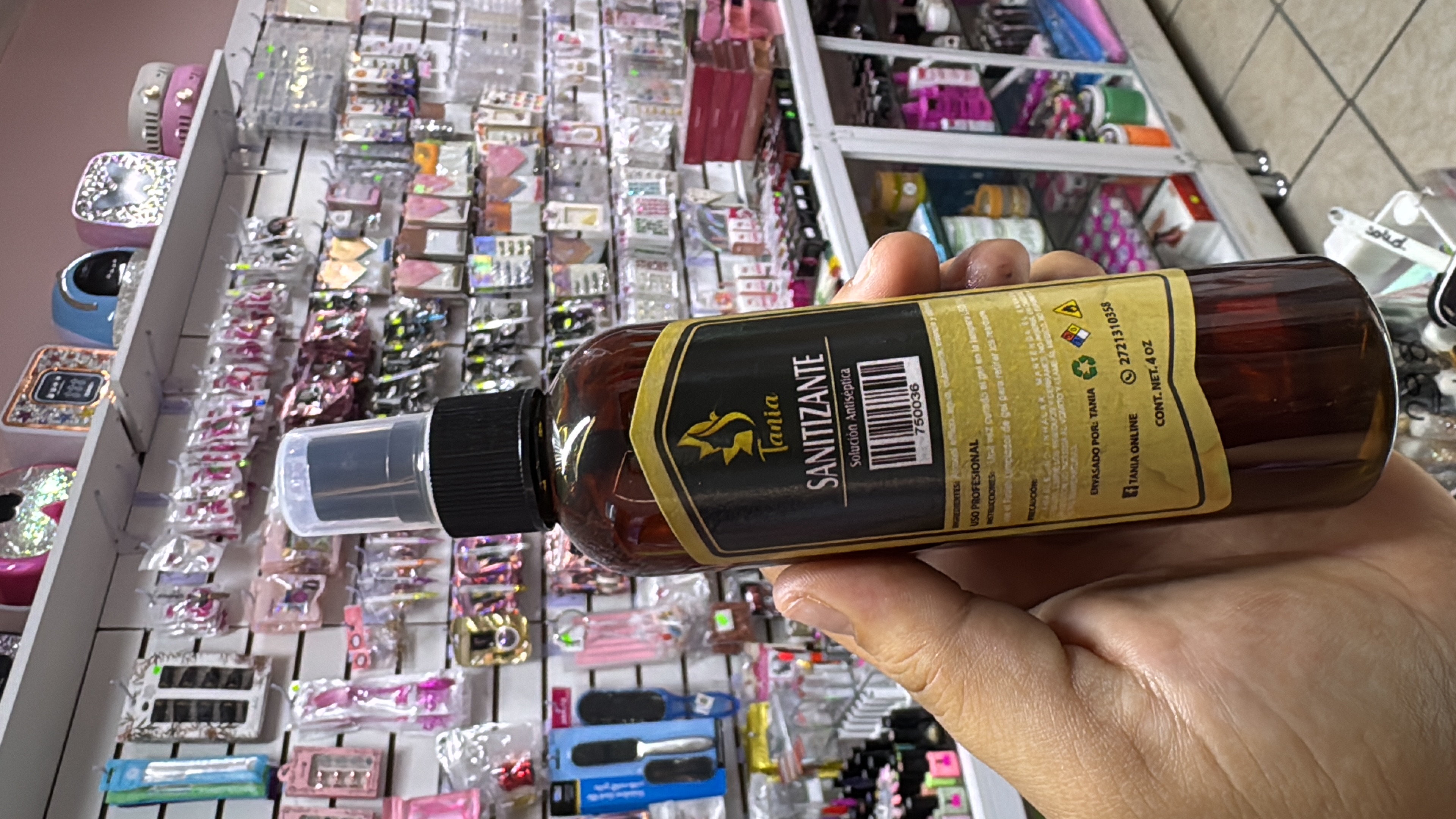 Sanitizante Aroma Vainilla 4 oz