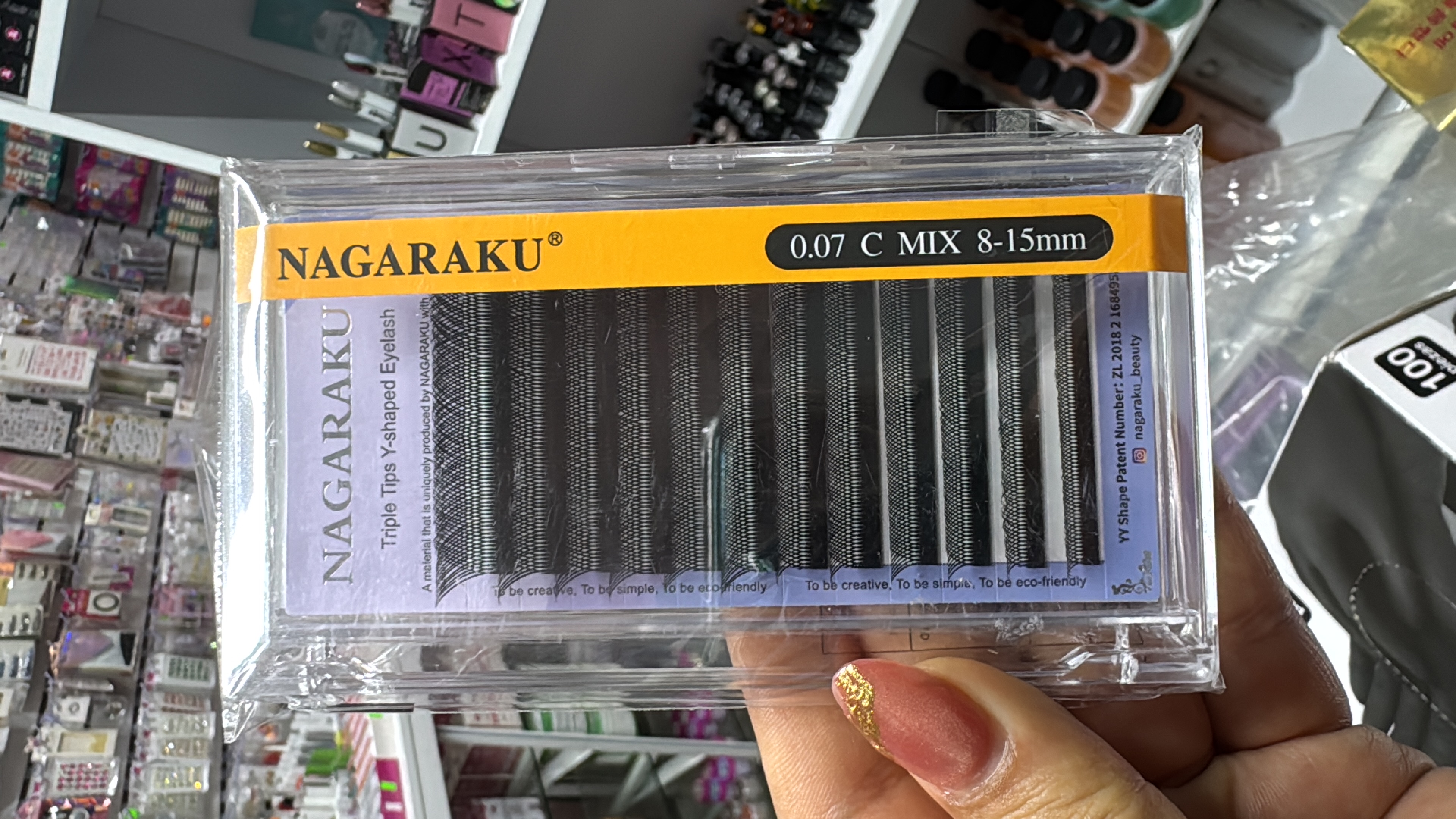 Pestañas Triple Tips Y 0.07 C MIX (302)