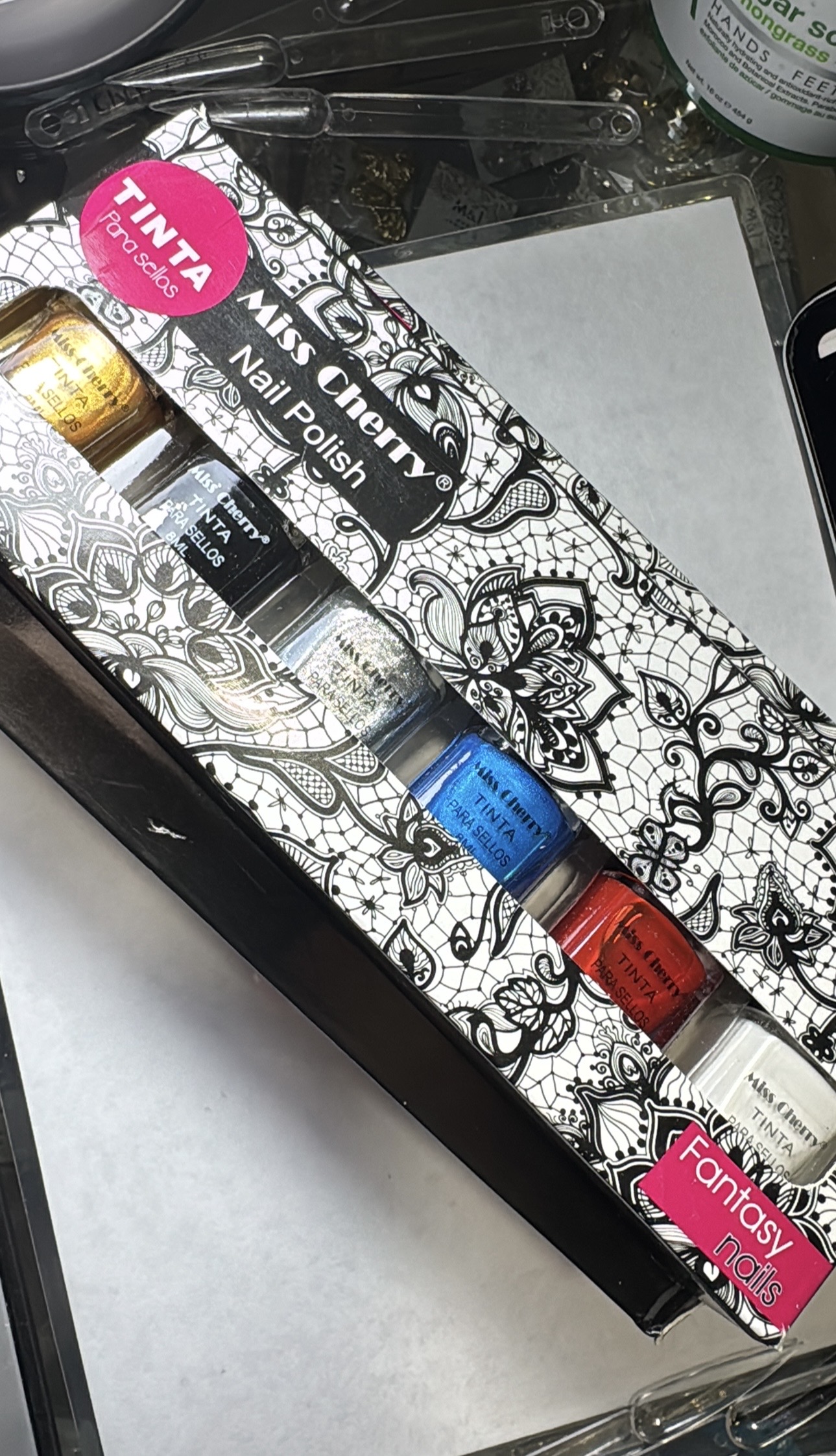 Tinta para sellos c/5 tonos