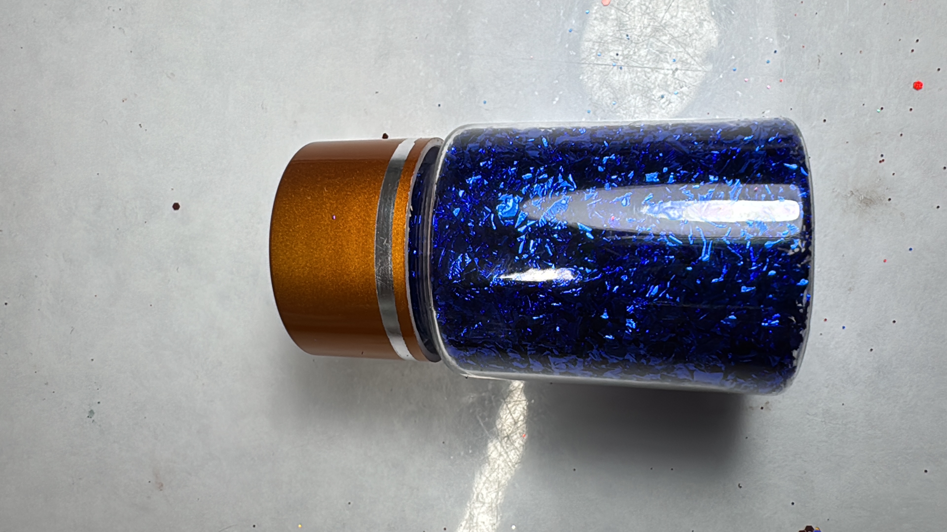 Hoja de Oro (Azul Metálico) 15