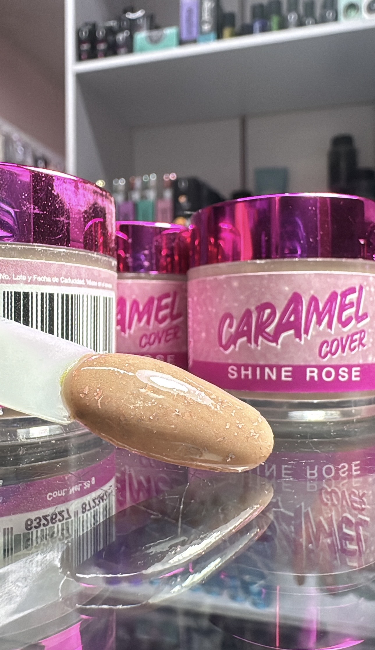Acrílico Caramel Cover Shine Rose 1 oz