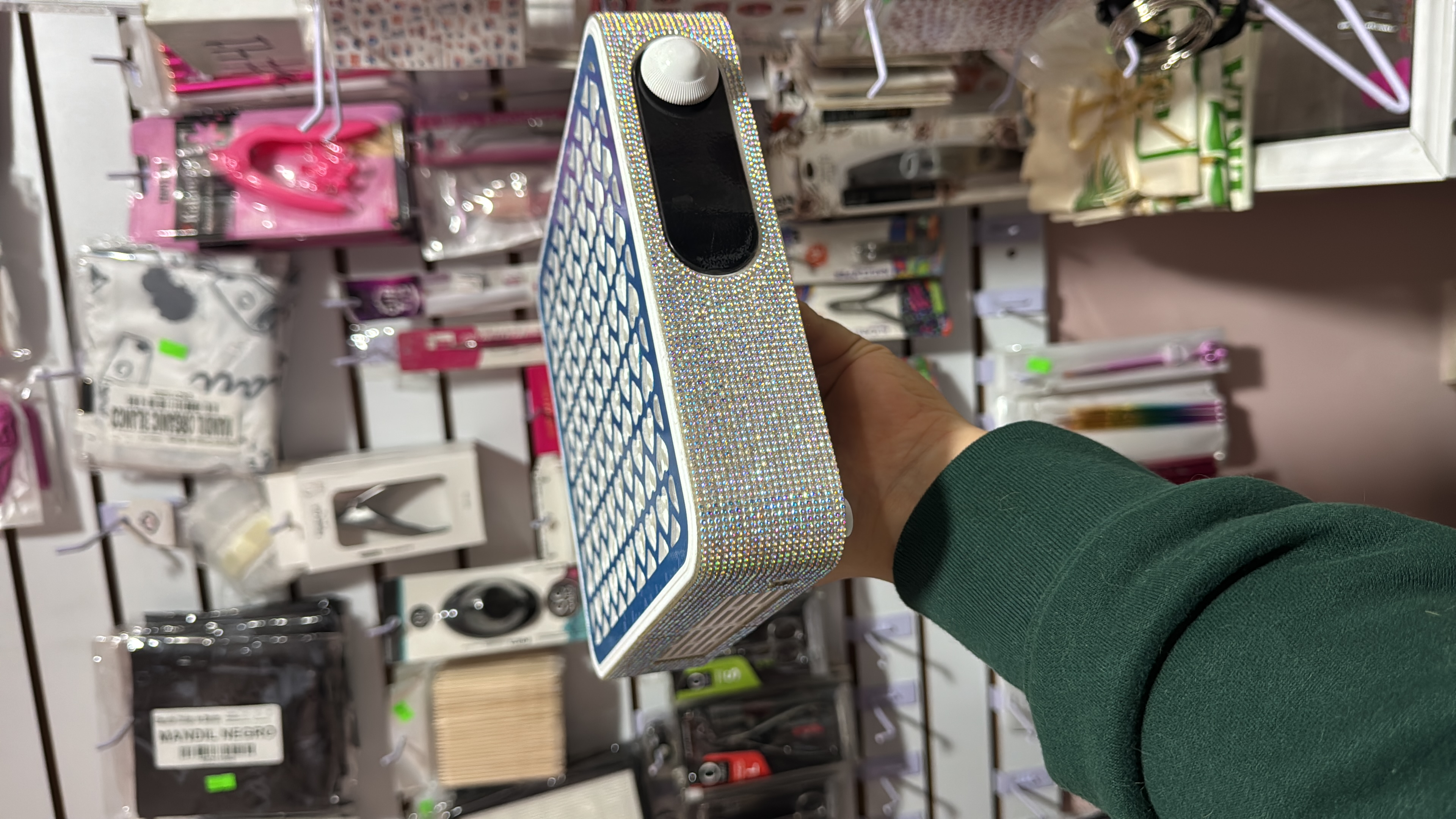 Extractor Portátil con Cristales Plata