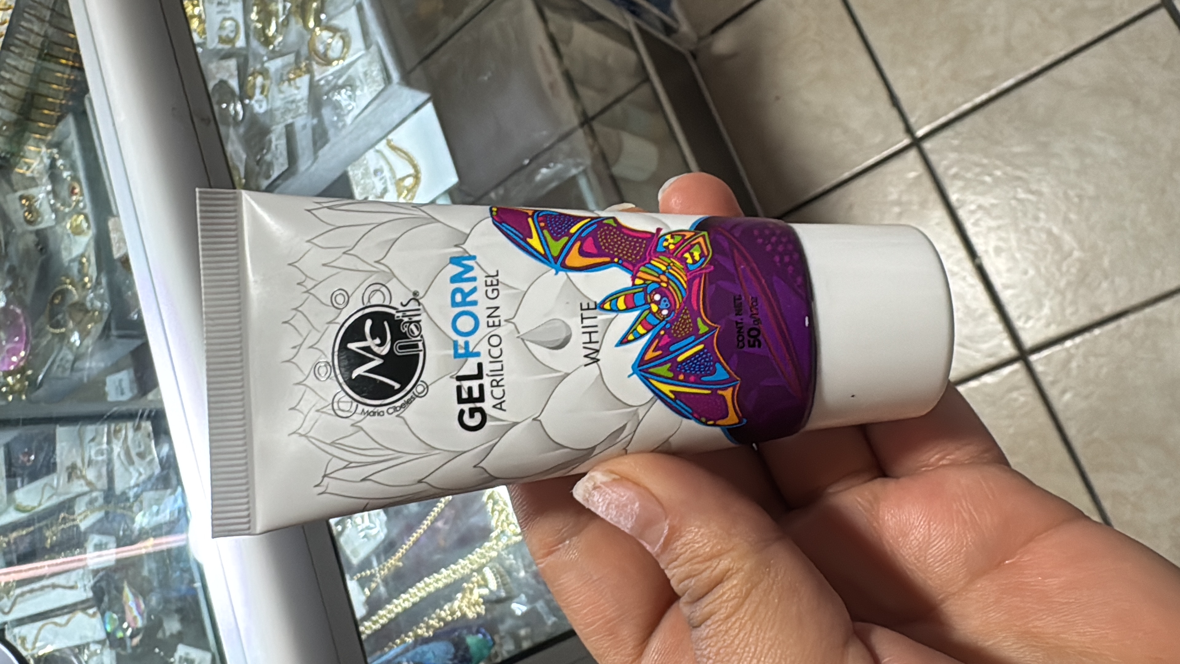 Polygel White Gel Form 50g