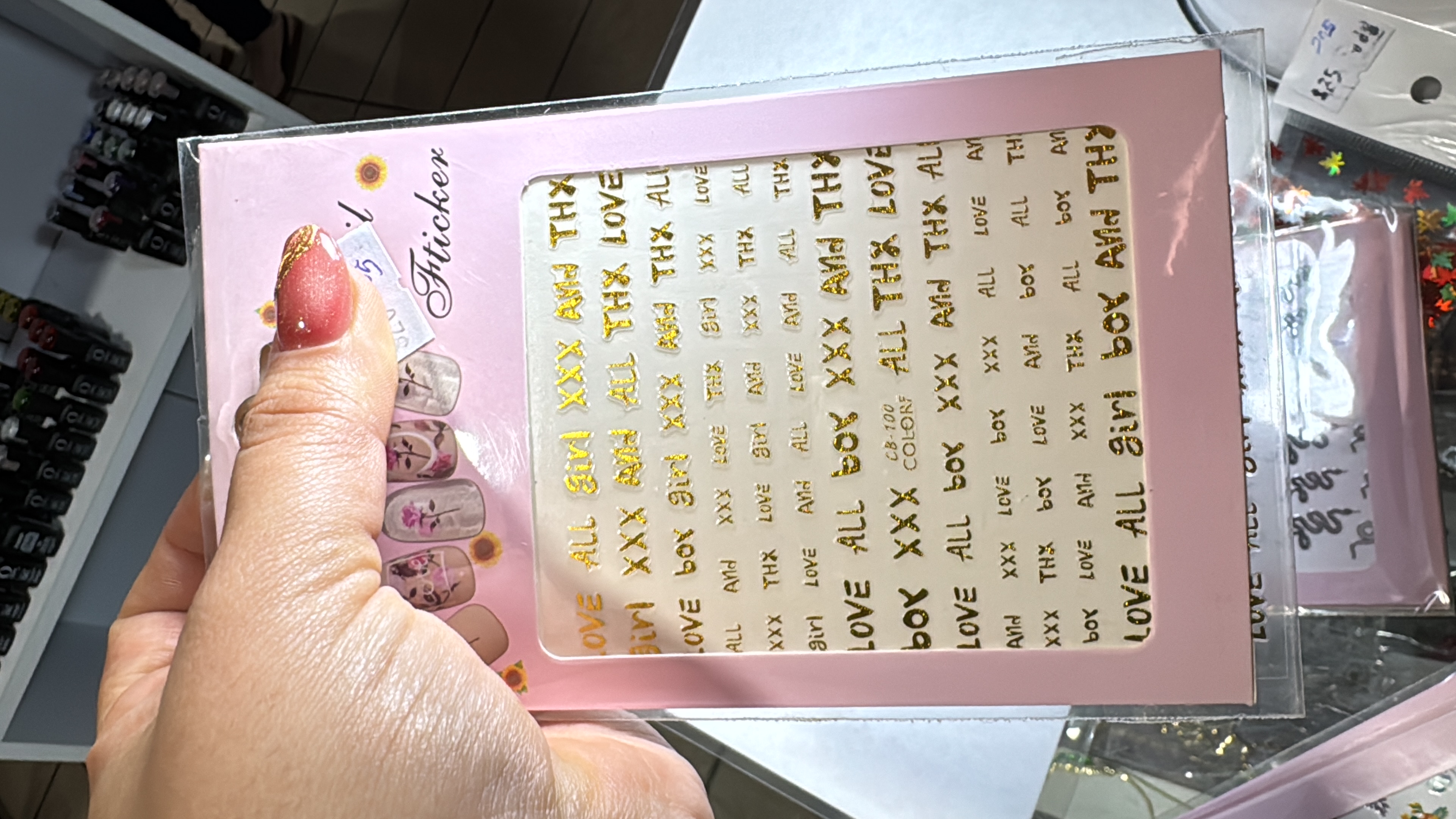 Sticker Love CB -100