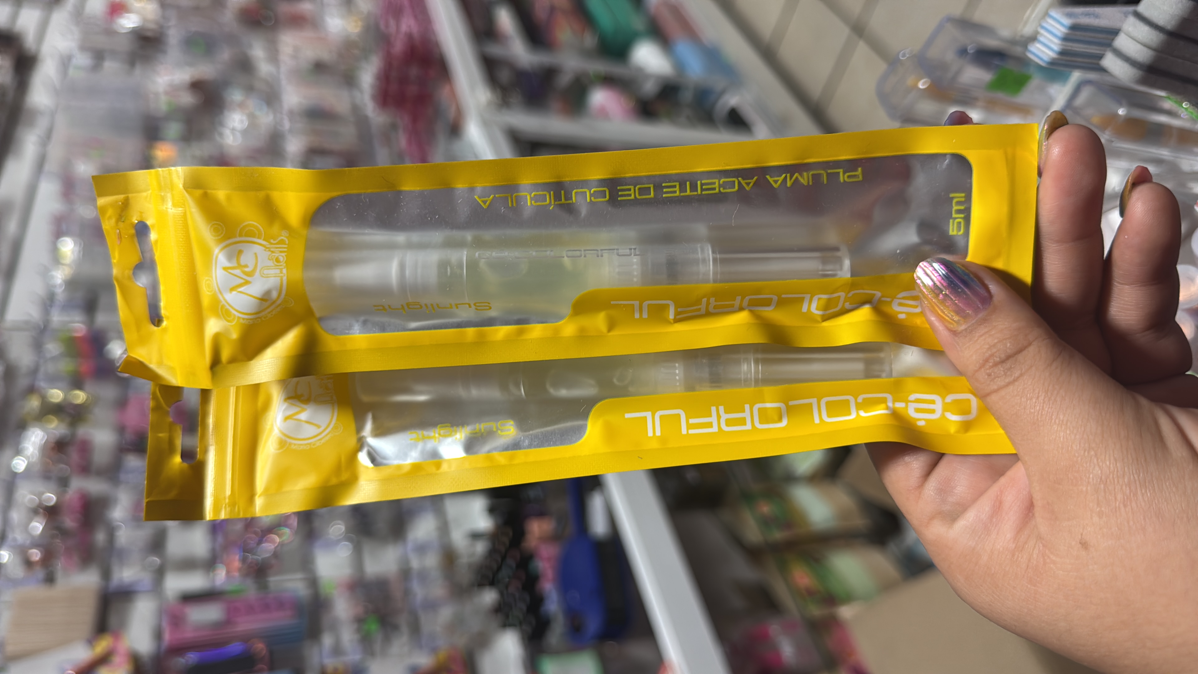 Aceite para cutícula en pluma Sun Light