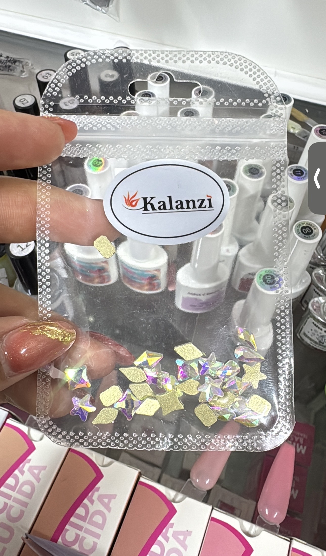 Cartera de Cristal Tornasol Figuras (456)