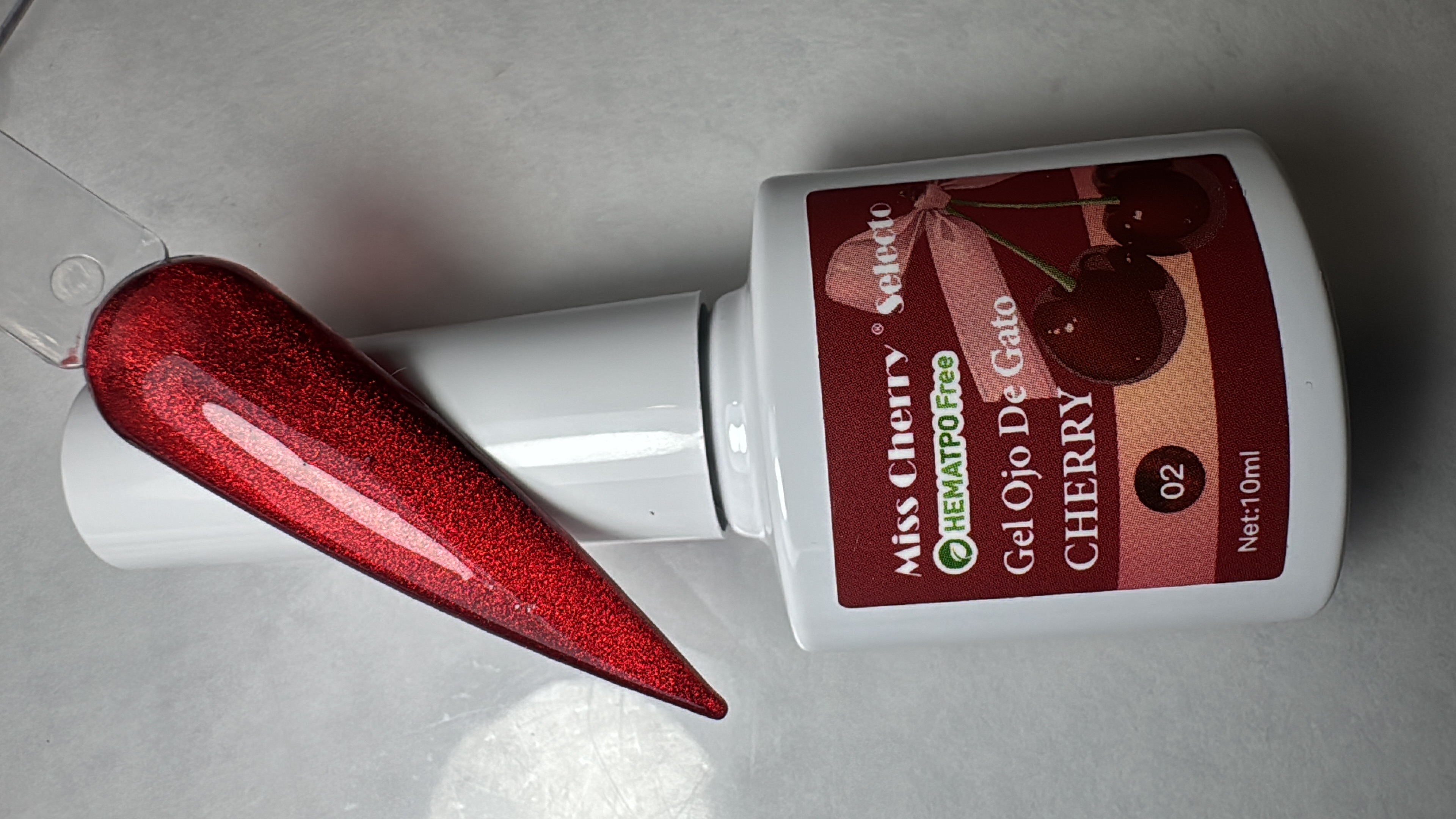 Ojo de Gato Cherry Rojo 02