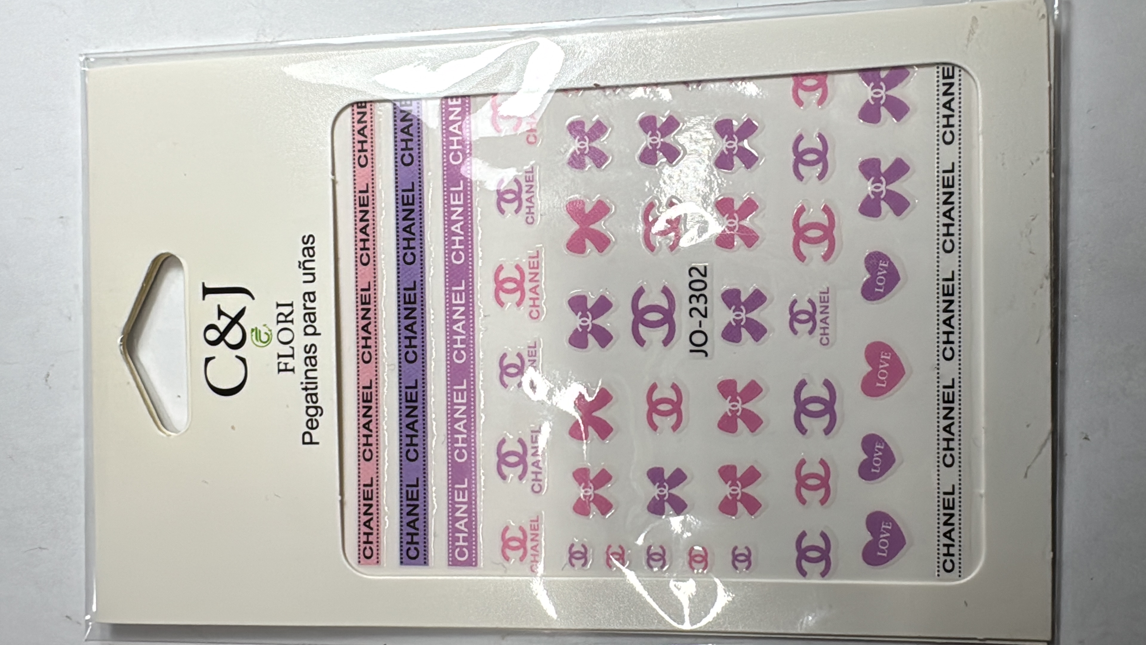 Sticker Chanel Rosa (JO-2302)