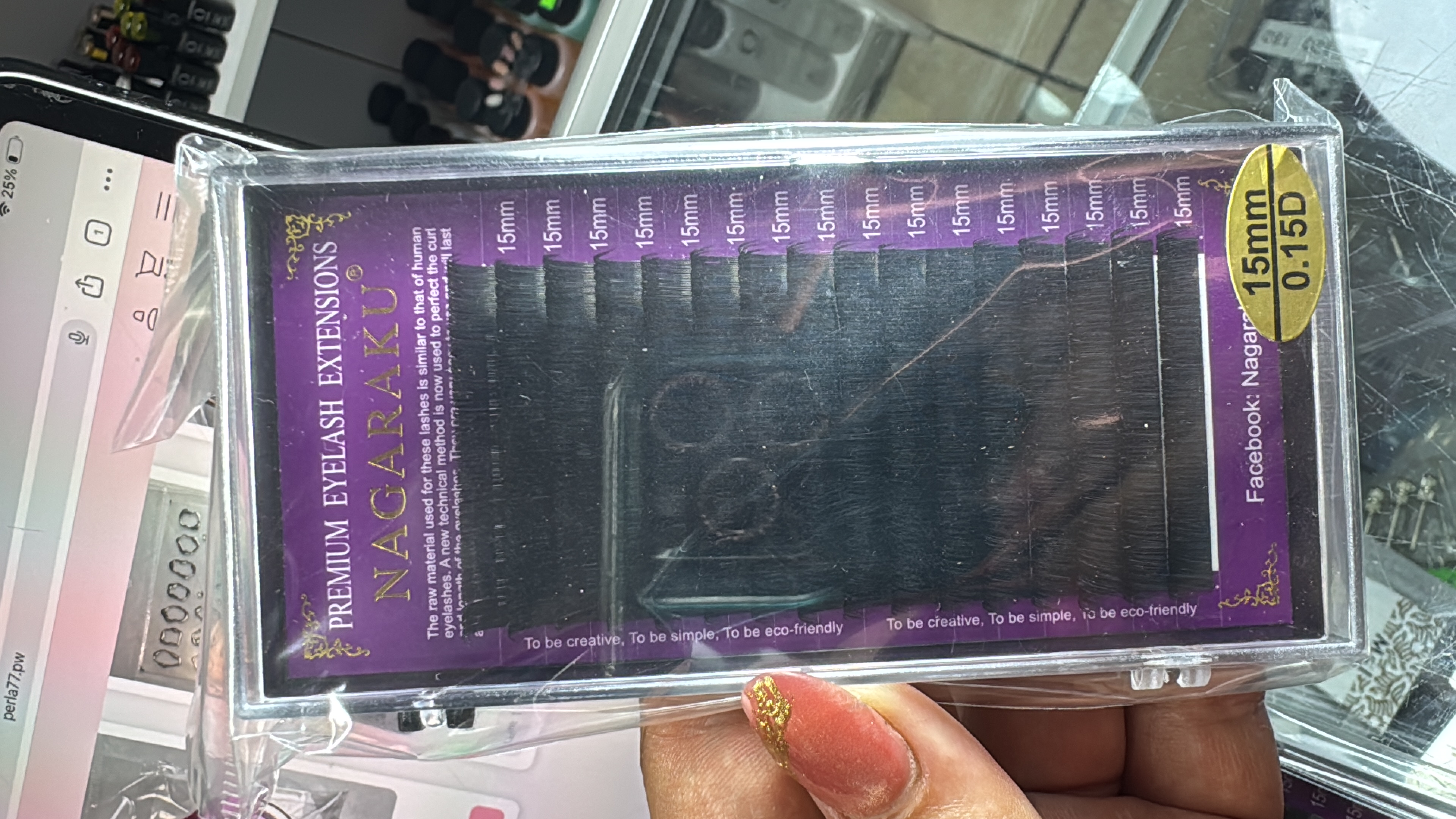 Pestaña 1x1 15mm 0.15 D (295)