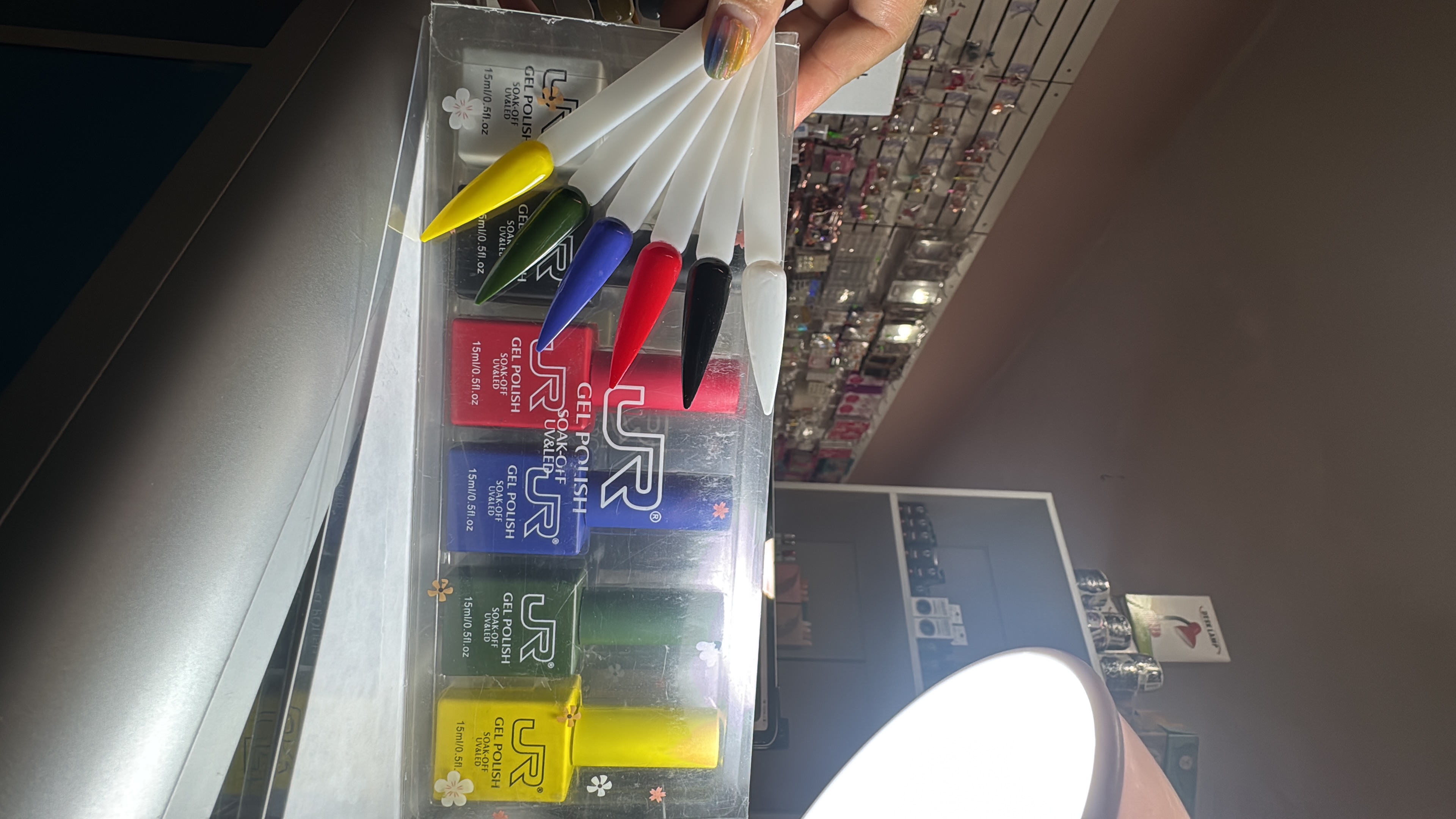 Gama de gel J 6 tonos