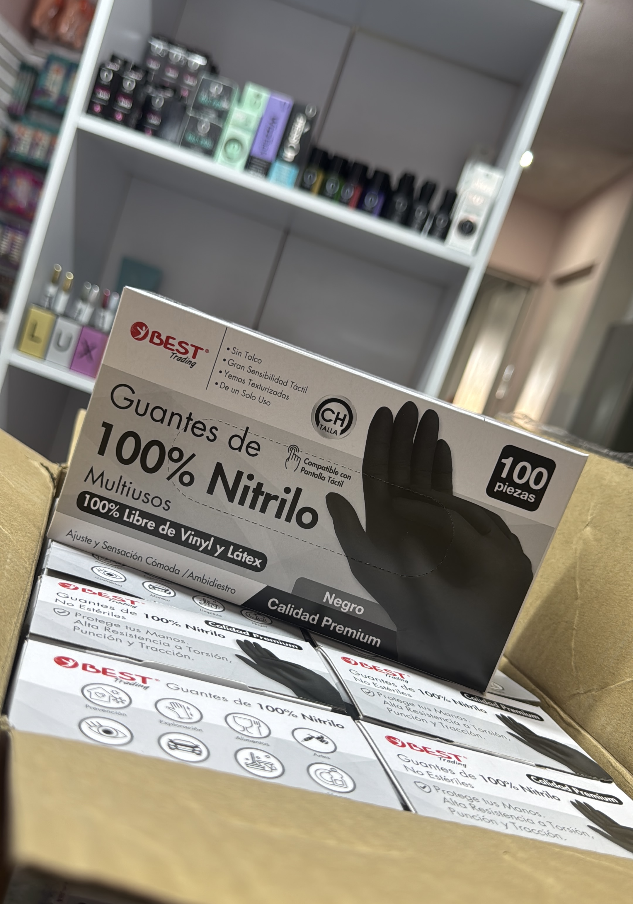 Guante Nitrilo Negro CH