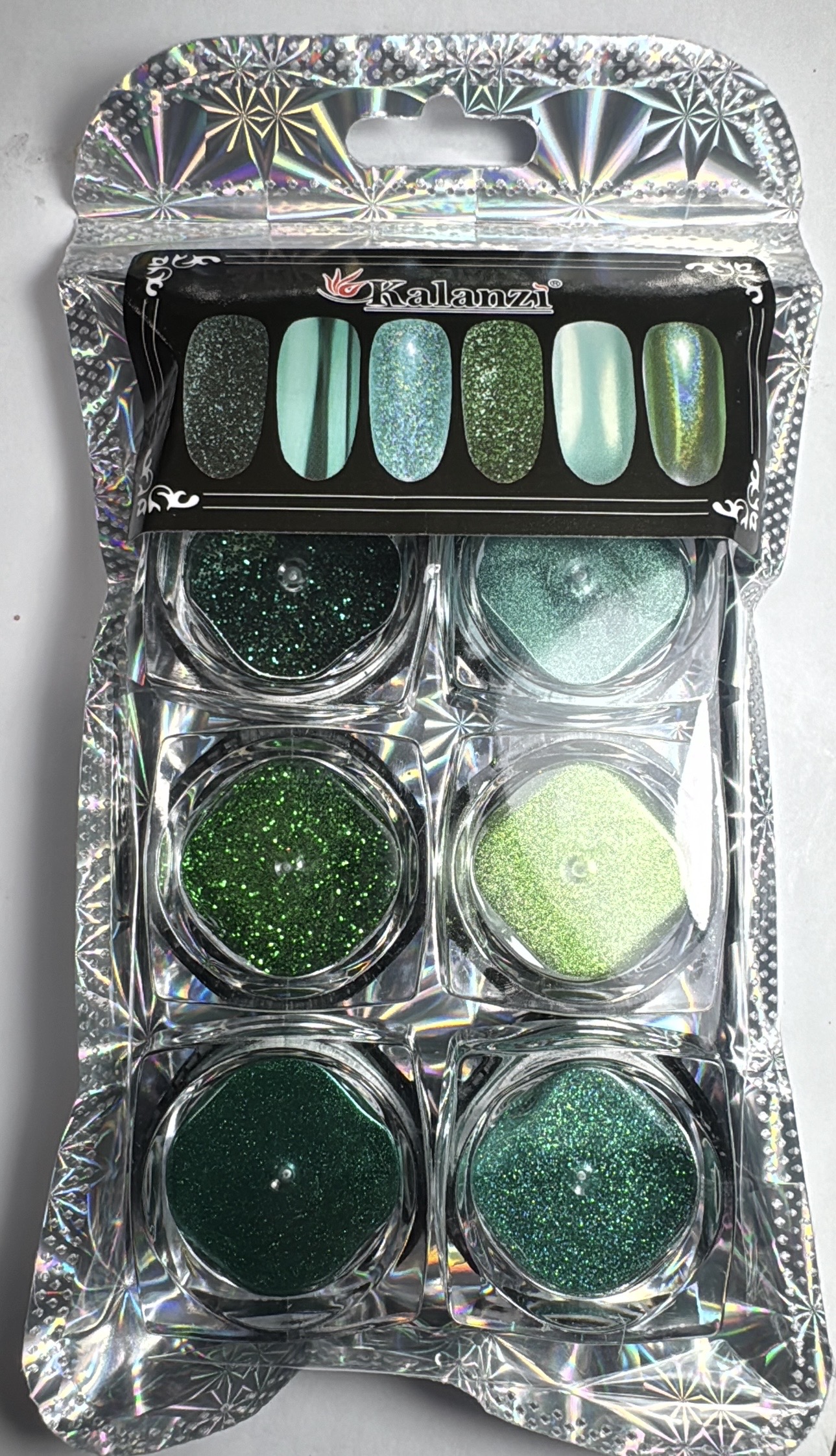 Efectos c/6 pcs VERDE (1325)