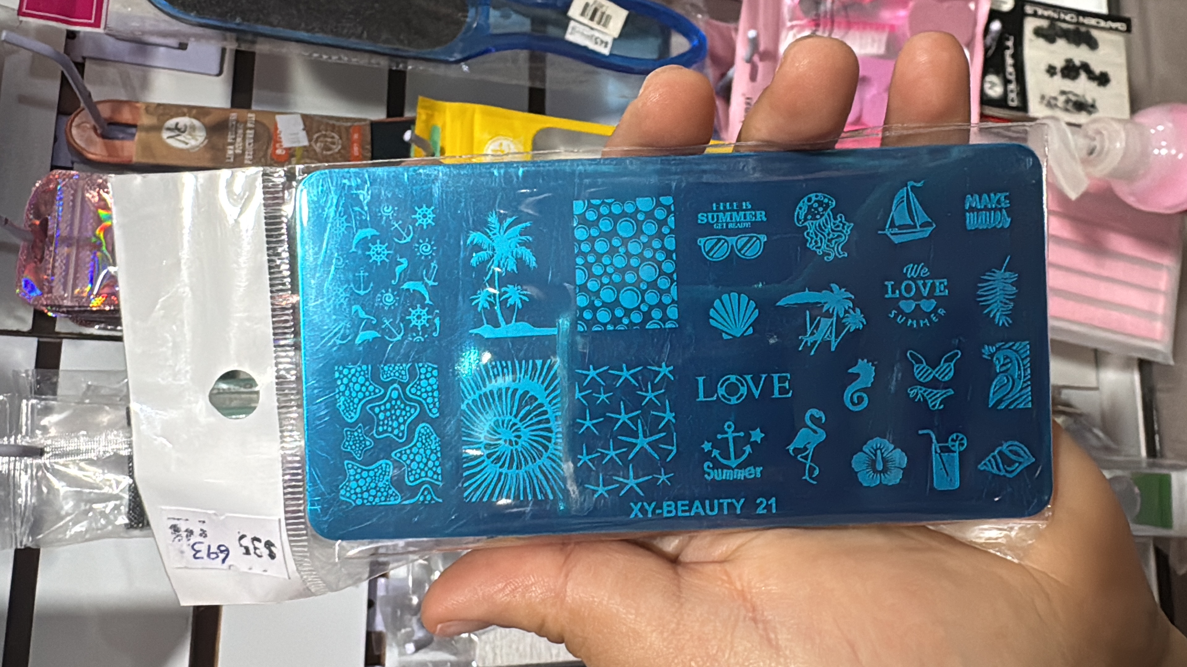 Placa para sellos metalica #5