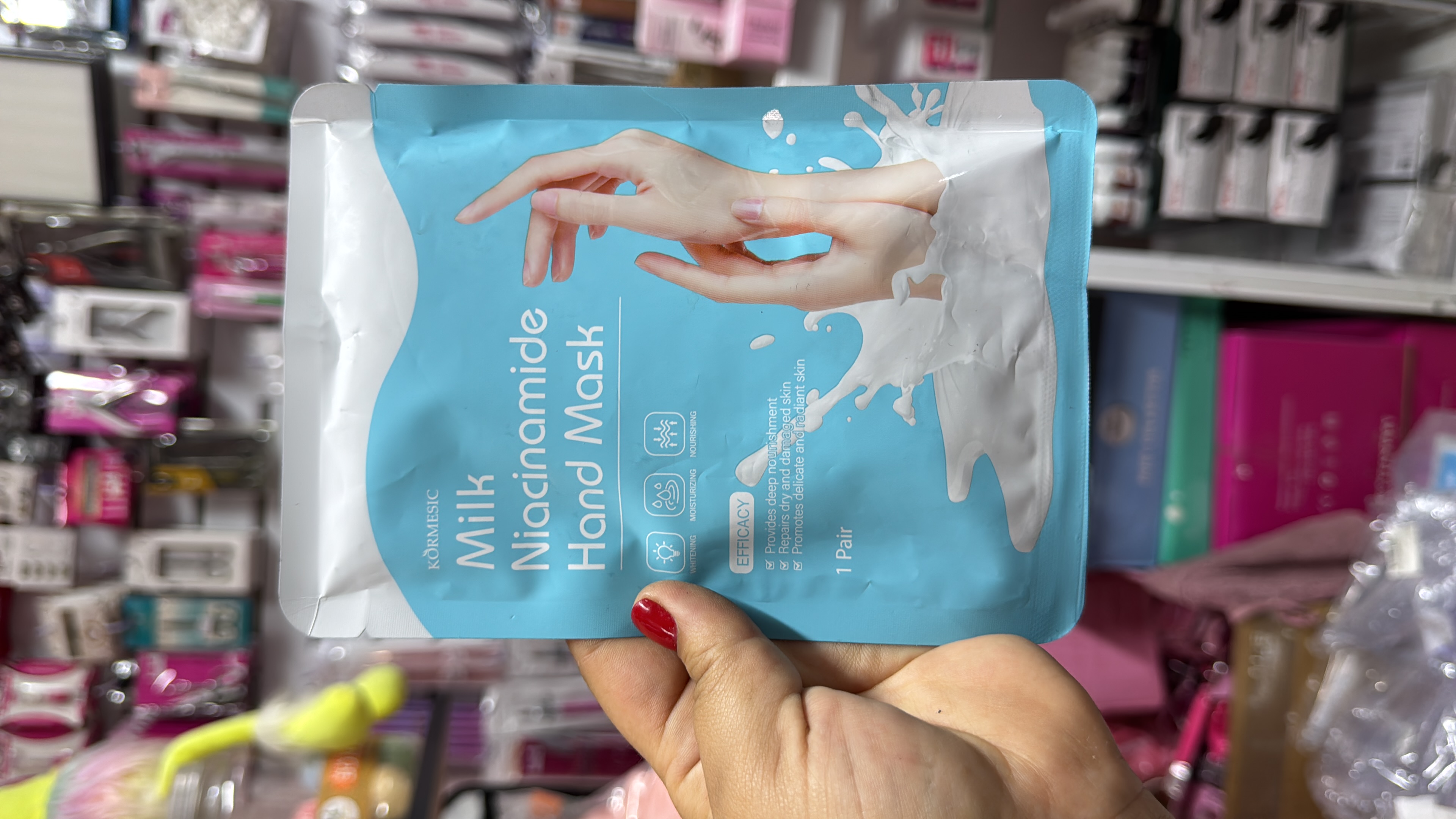 Mascarilla para Mano de Leche