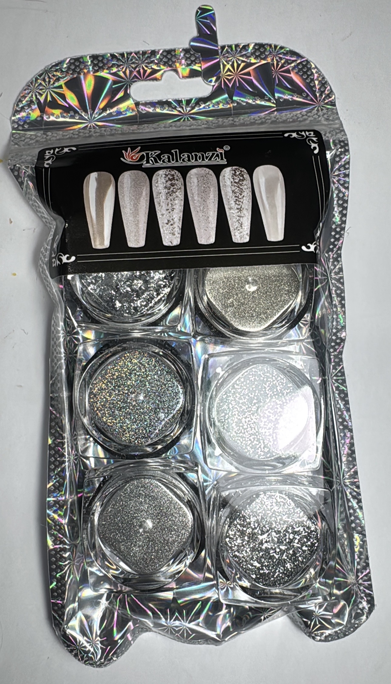 Efectos c/5 pcs PLATA (1325)