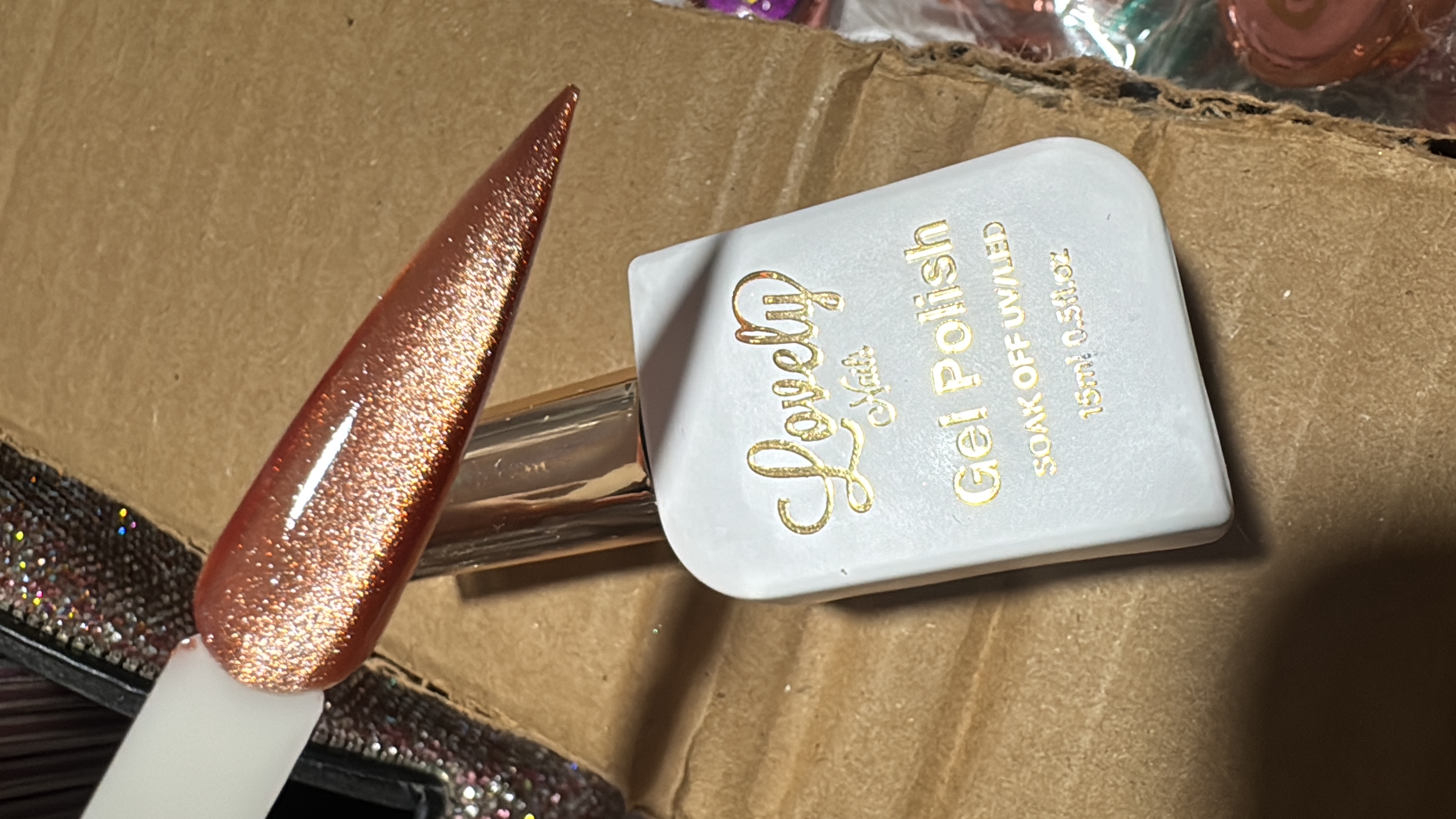 Gel ojo de gato bronce 90