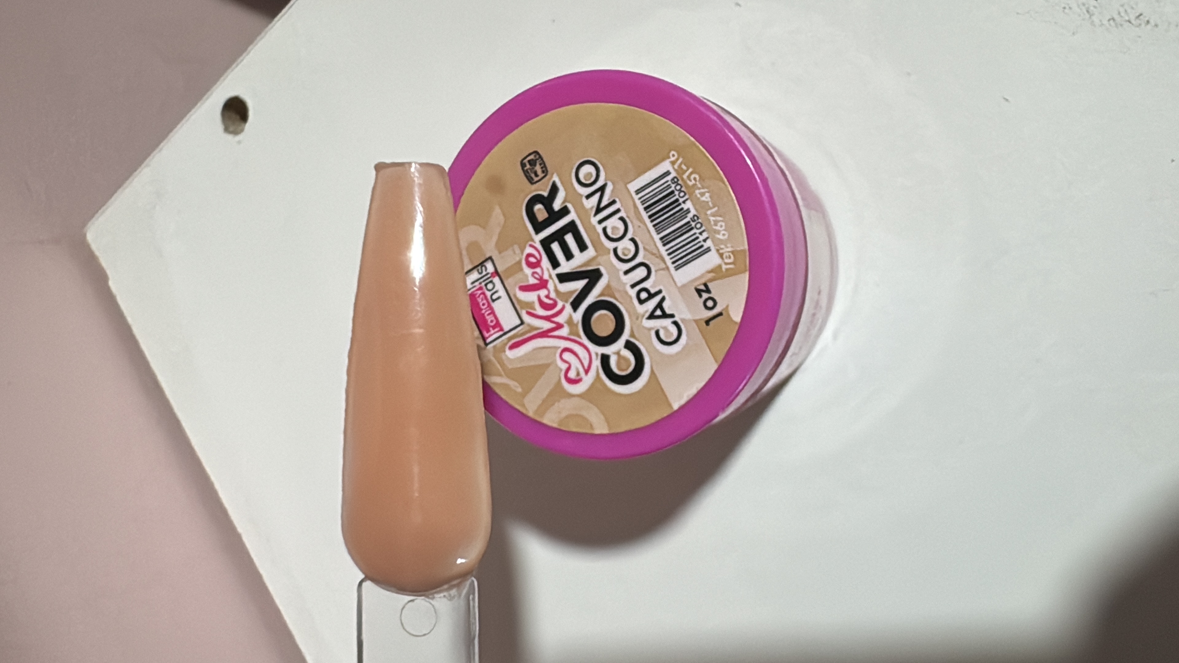 Acrílico Cover Capuccino 1 oz