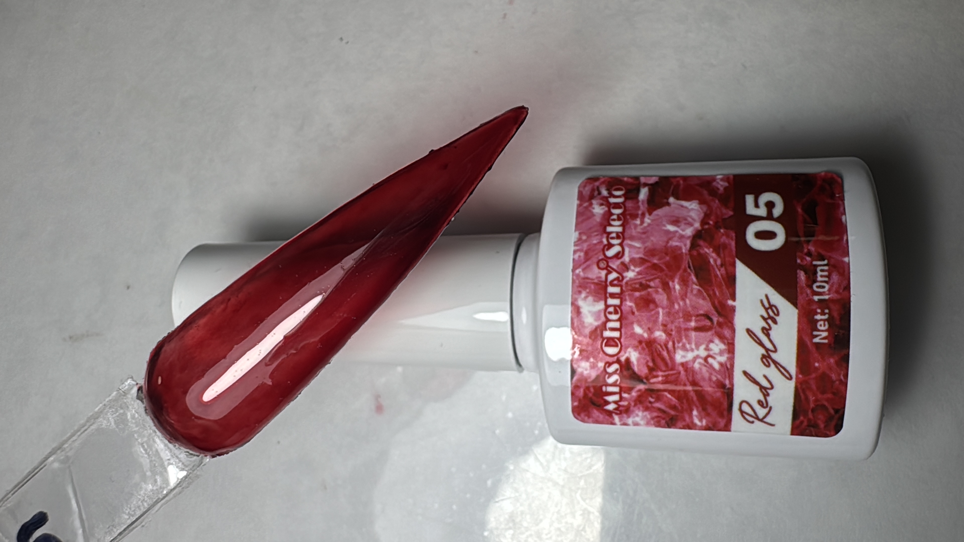 Gel Red Glass Vitral 05