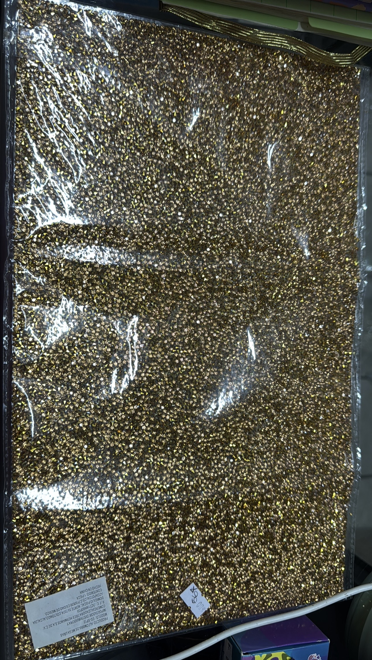 Tapete dorado para foto