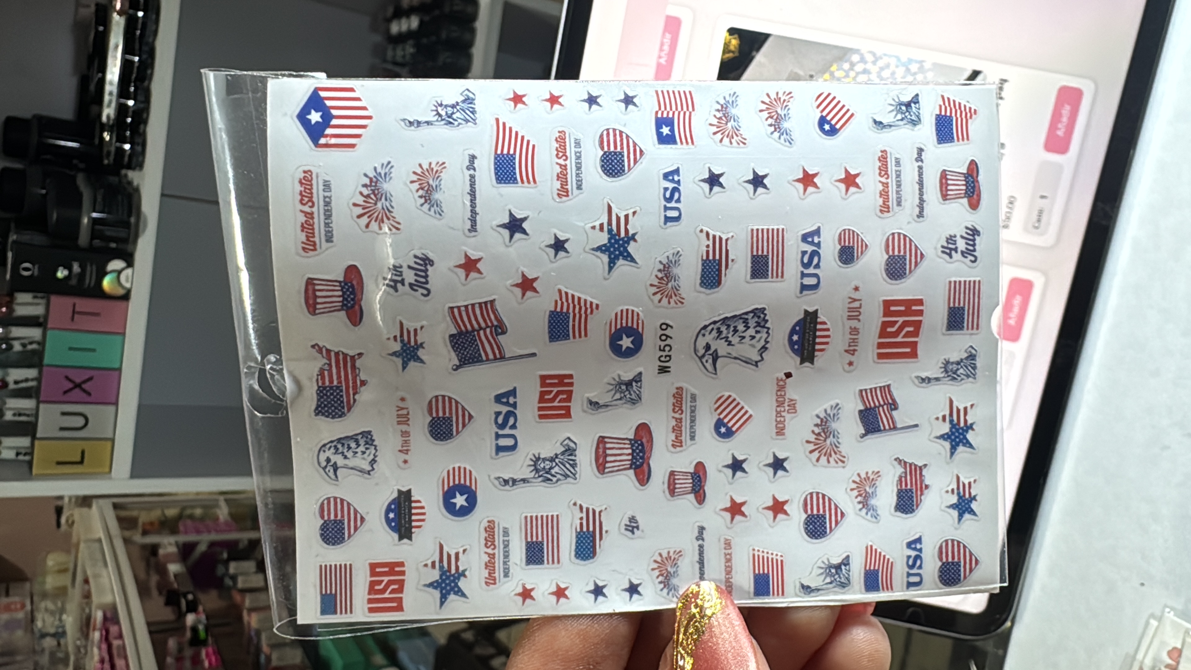 Sticker USA WG599