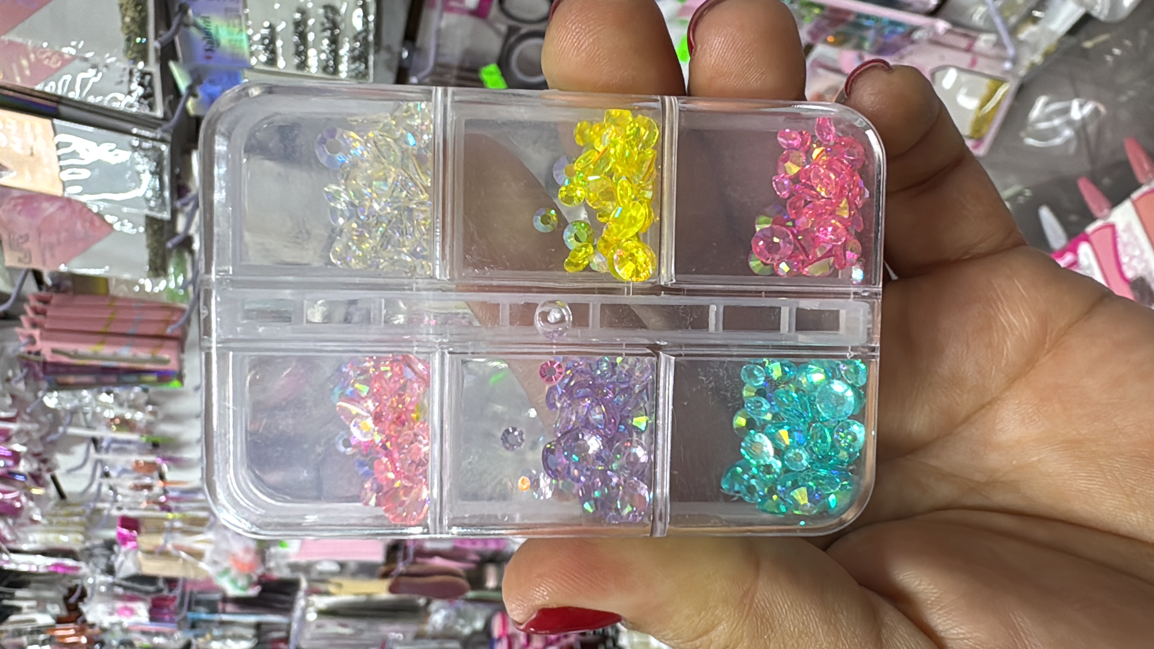 Cartera de Cristal de colores Mix Pastel (354)