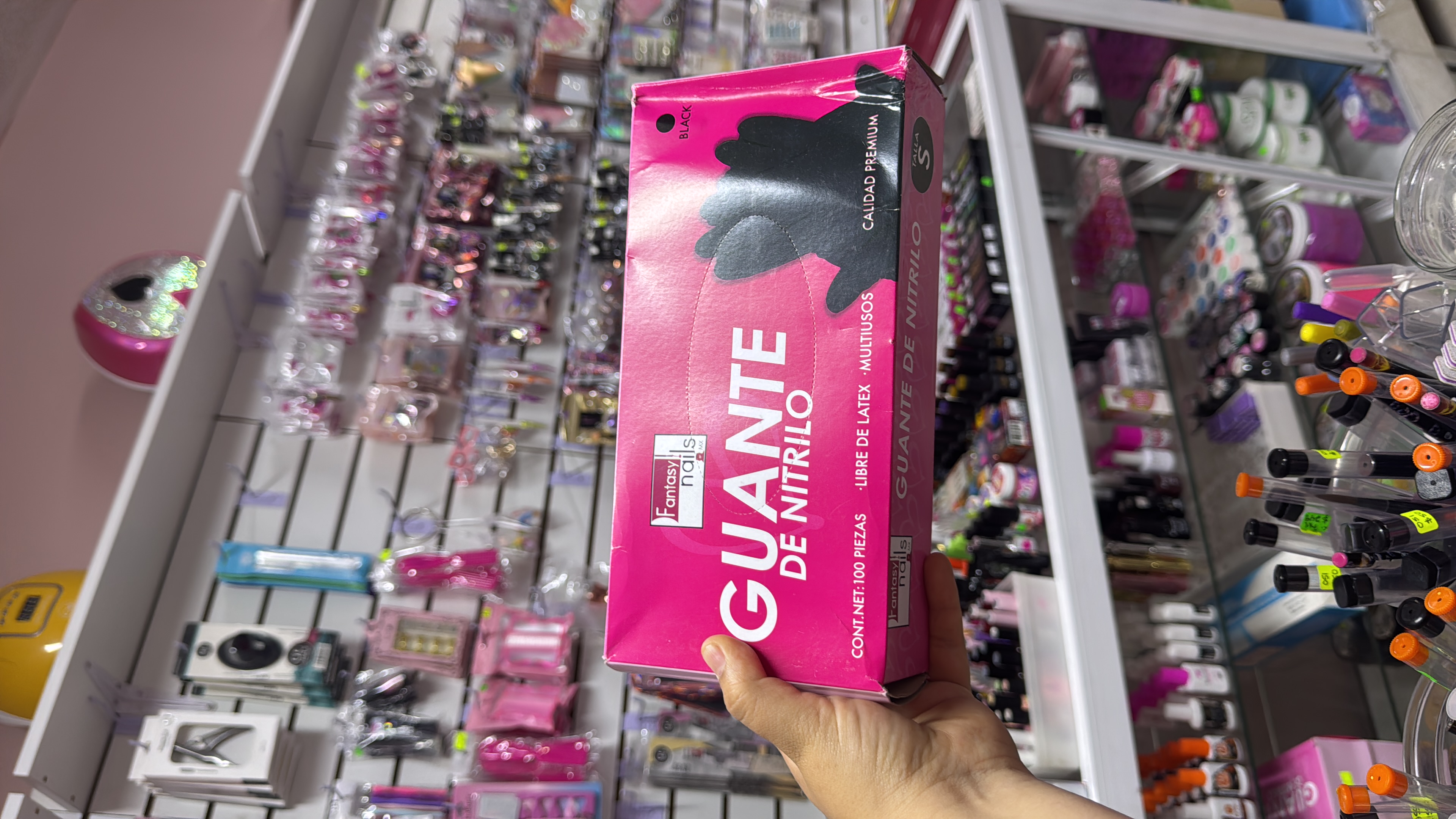 Guantes de Nitrilo Negro S