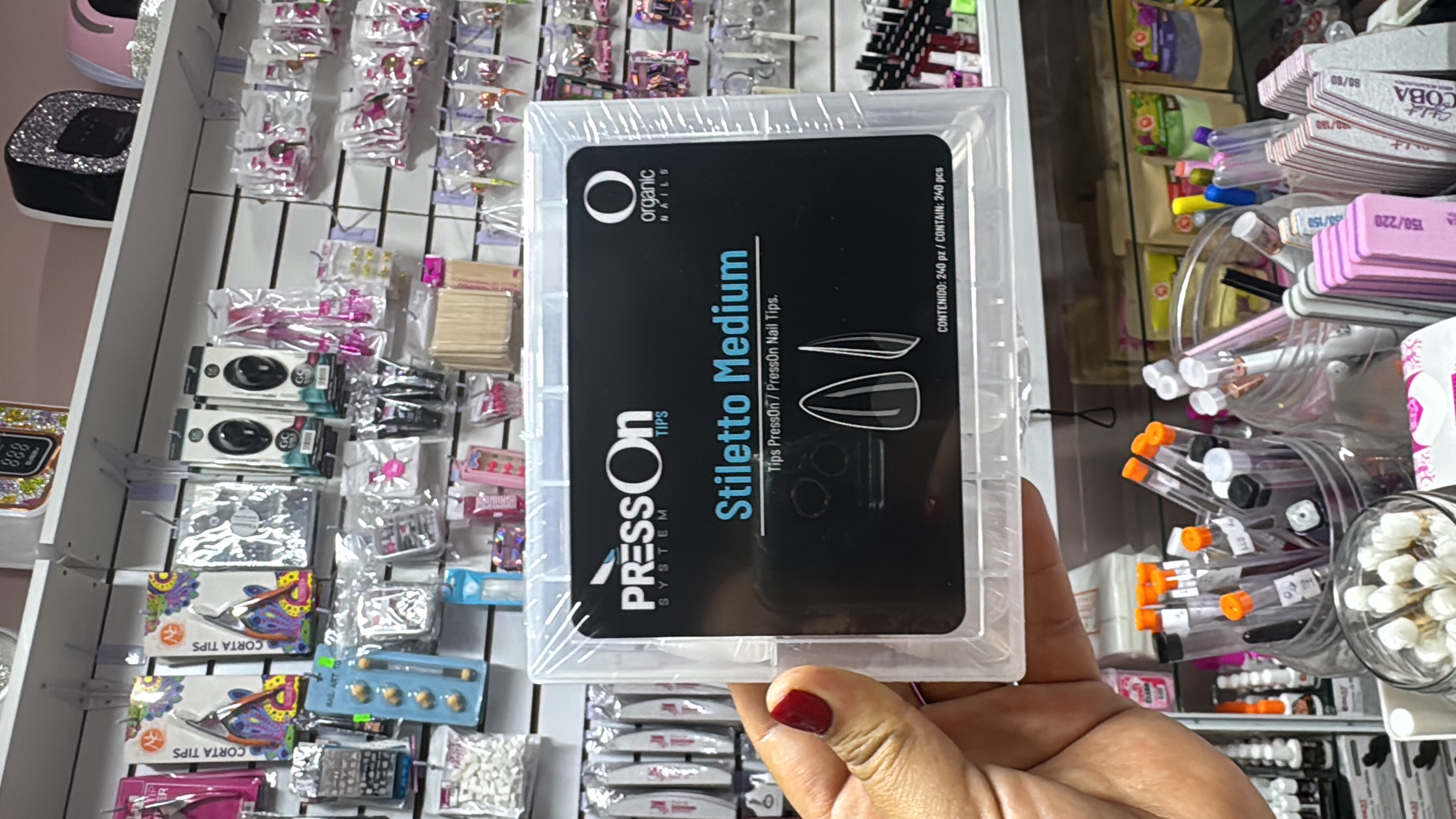 Tips Press On Stiletto Medium