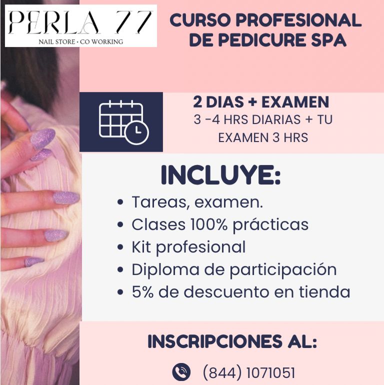 Curso Profesional de Pedicure y Manicure Spa