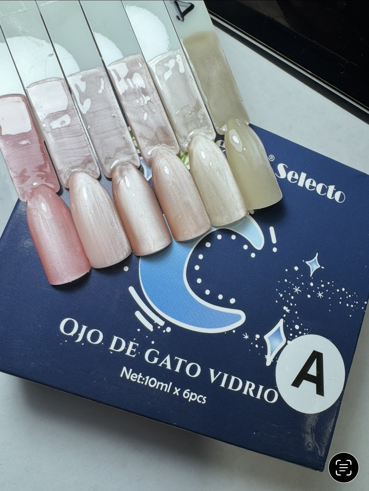 Gama ojo de gato vidrio A